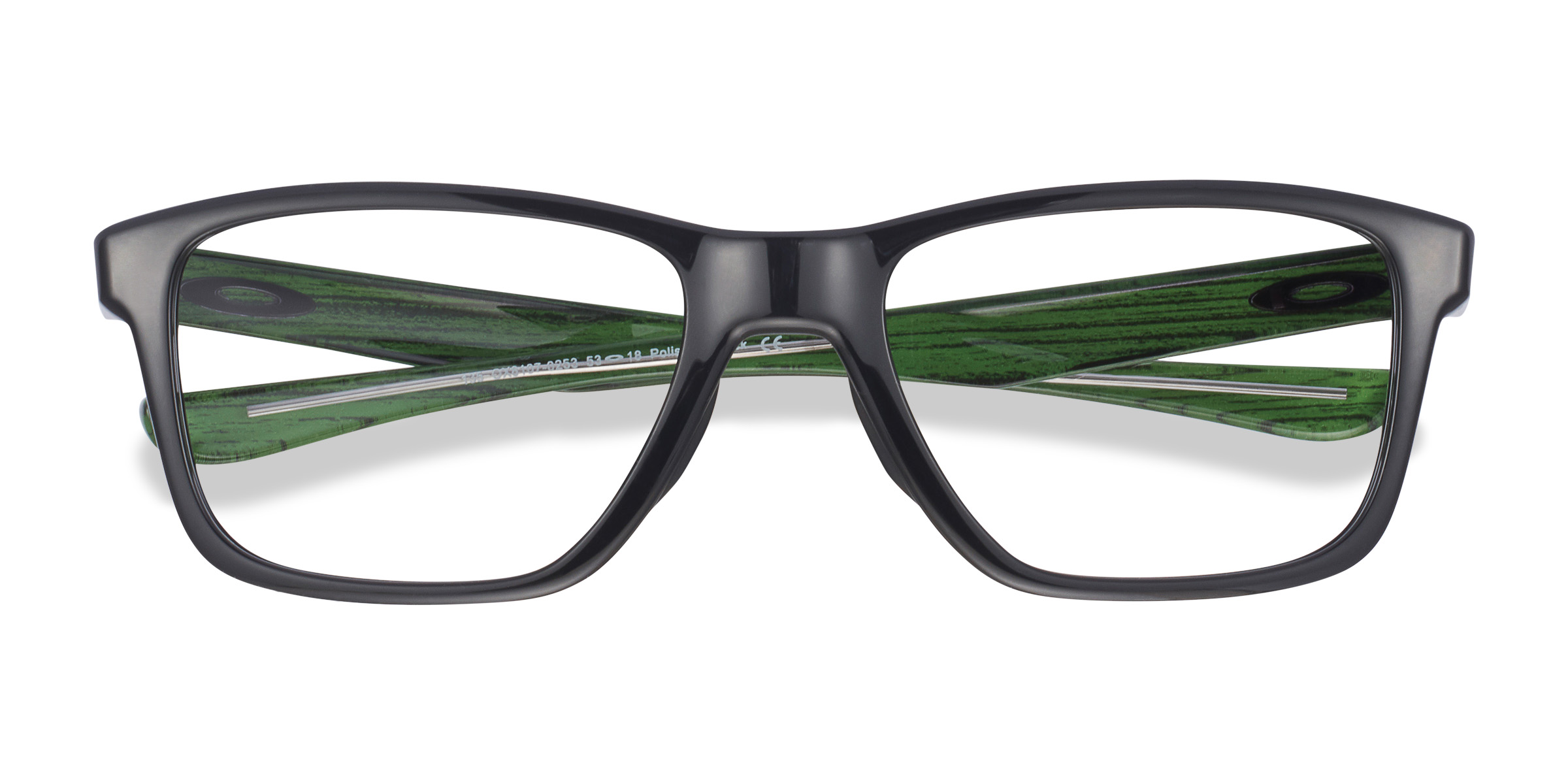 Polished Black Oakley Trim Plane -  Plastique Lunettes de vue