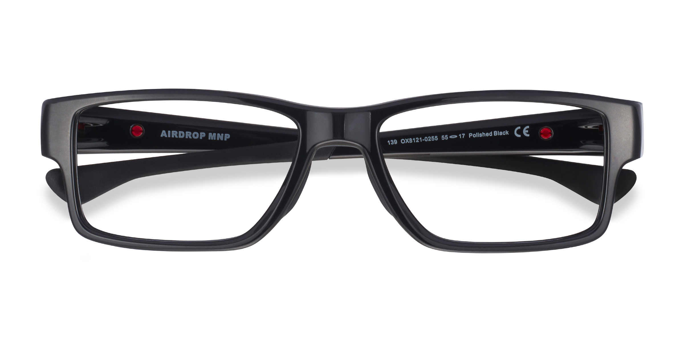 Polished Black Oakley Airdrop Mnp -  Plastique Lunettes de vue