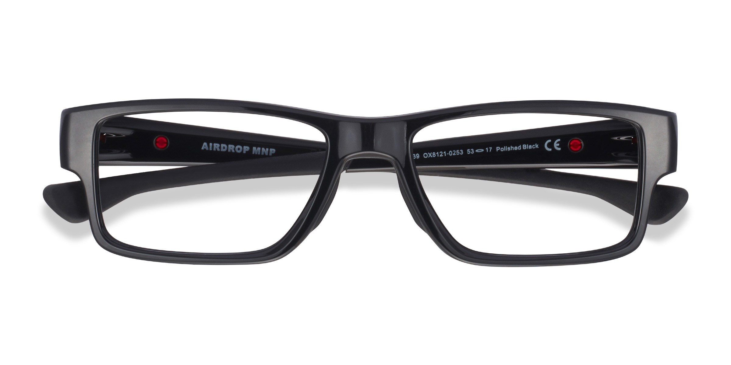 Polished Black Oakley Airdrop Mnp -  Plastique Lunettes de vue