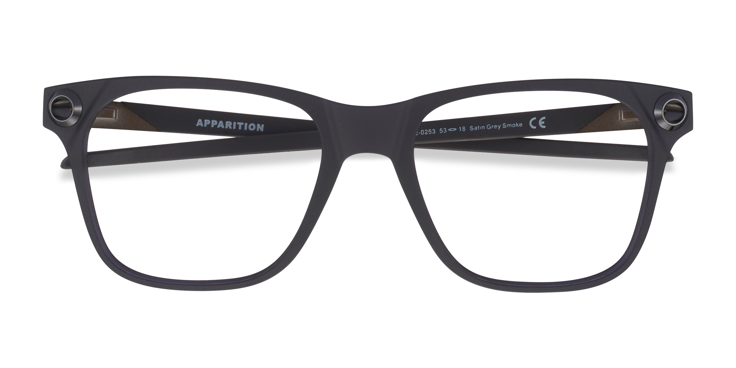 Satin Gray Smoke Oakley Apparition -  Plastique Lunettes de vue