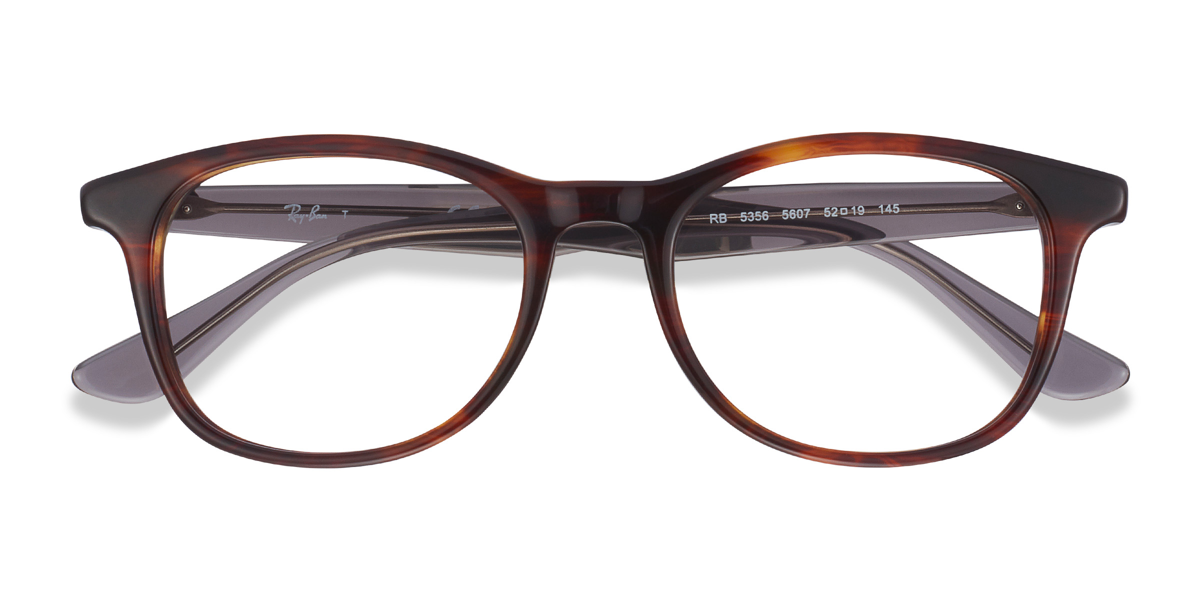 Tortoise & Gray Ray-Ban RB5356 -  Acetate Eyeglasses