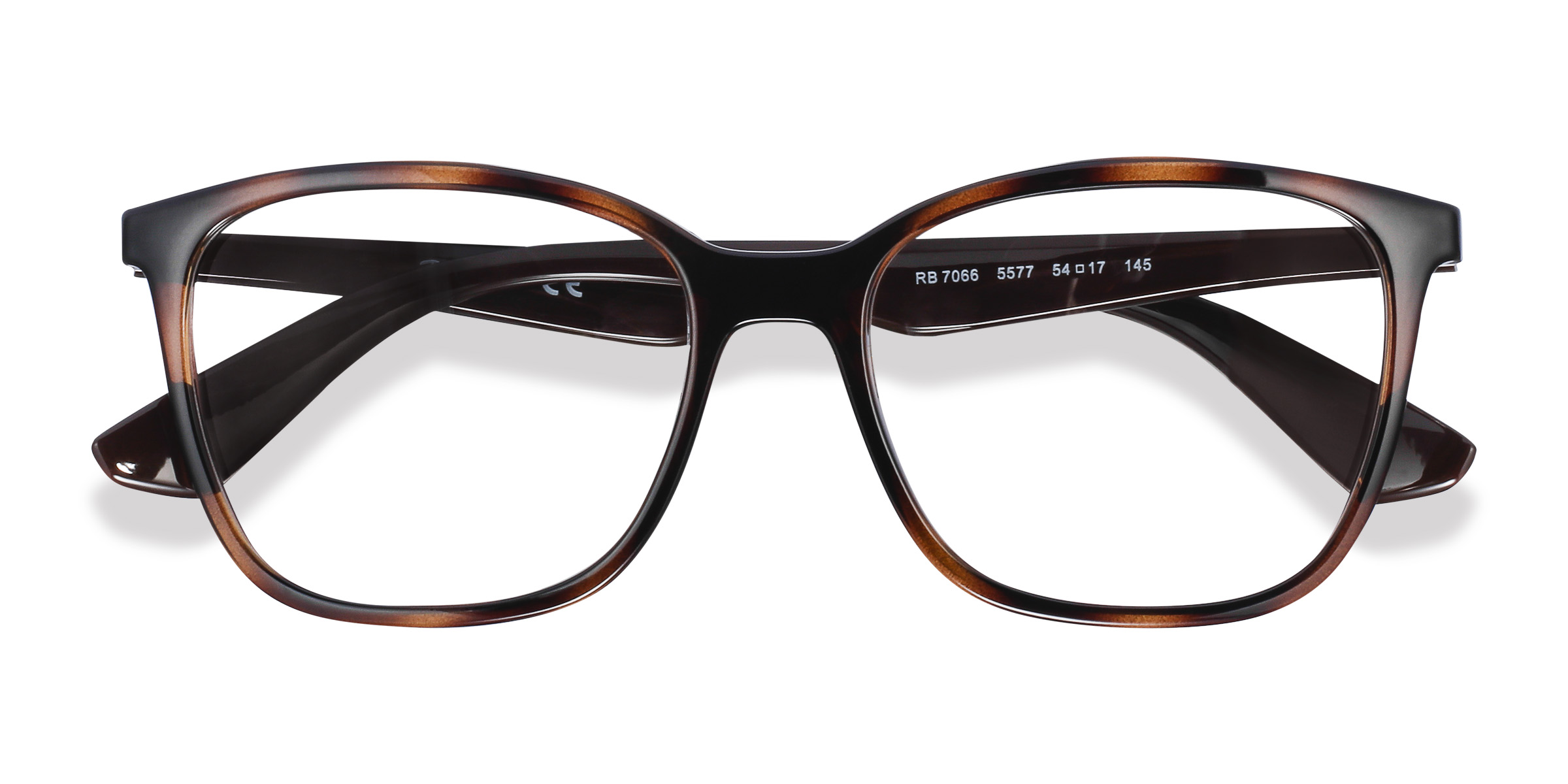 Tortoise Brown Ray-Ban RB7066 -  Plastique Lunettes de vue