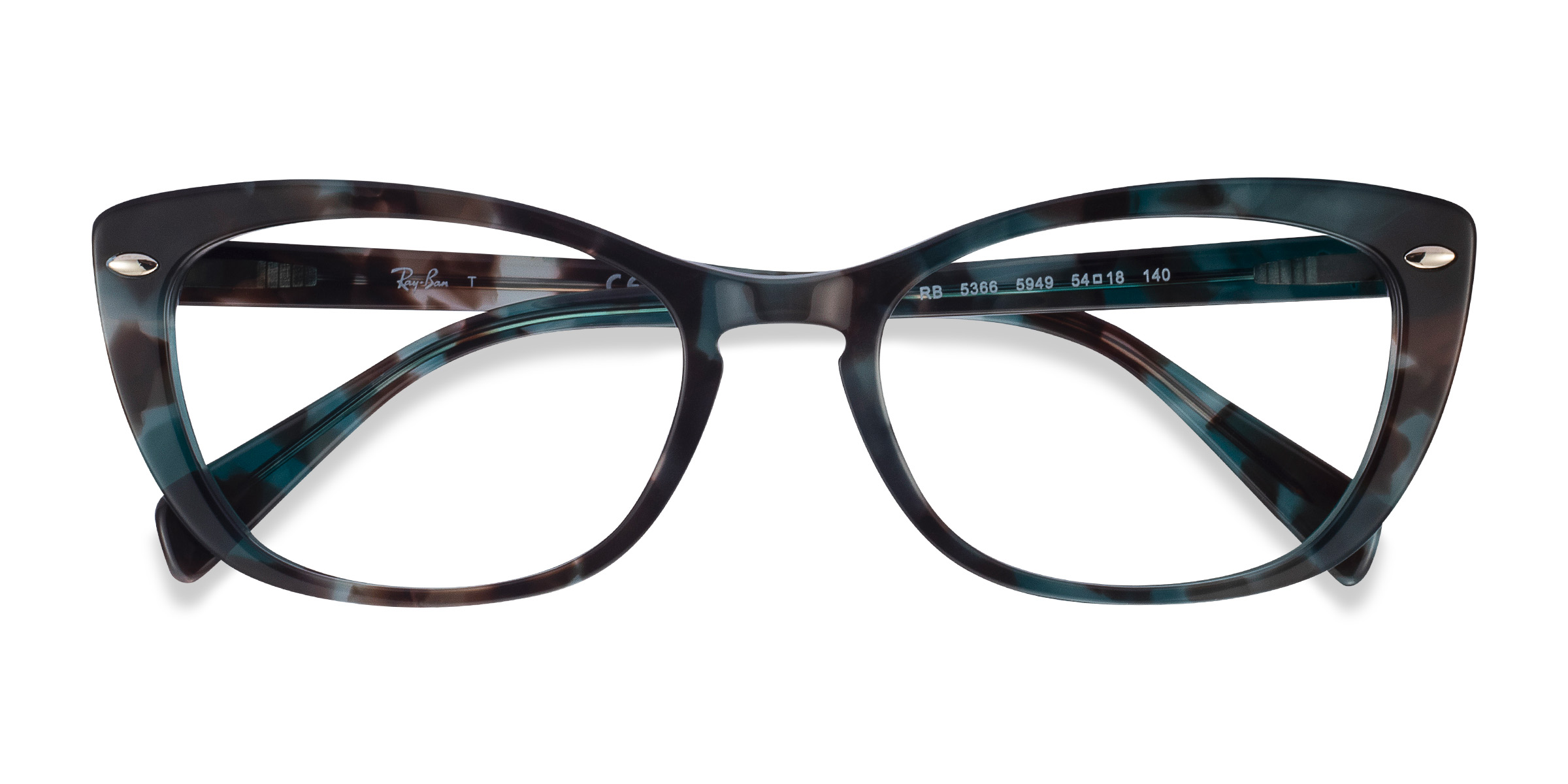 Blue Tortoise Ray-Ban RB5366 -  Acétate Lunettes de vue