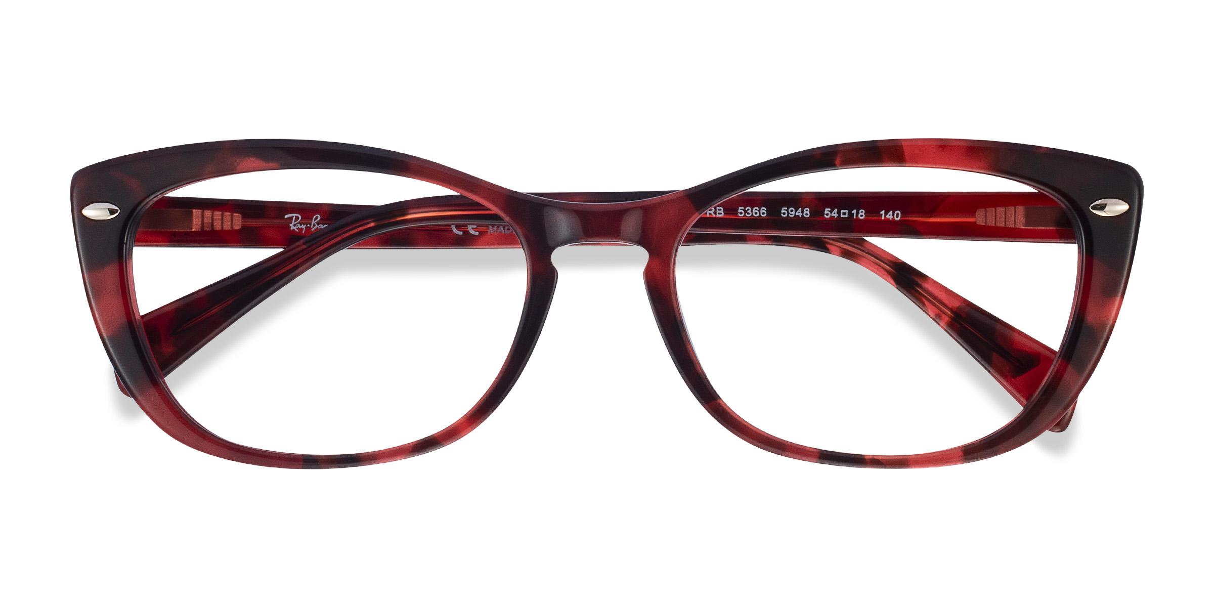 Pink Tortoise Ray-Ban RB5366 -  Acétate Lunettes de vue