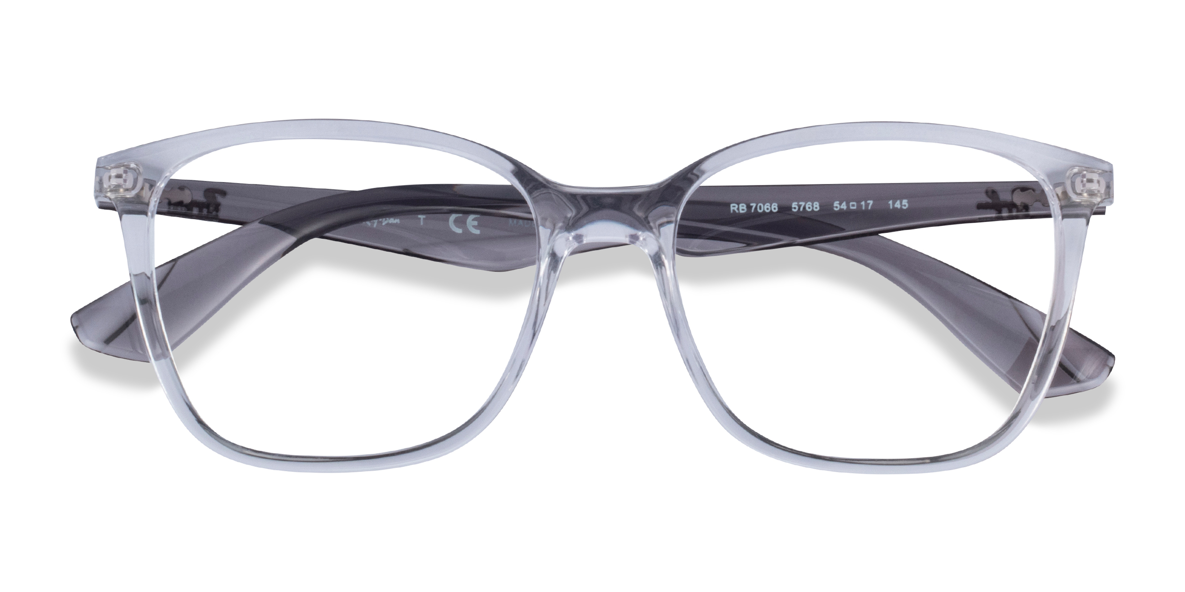Clear Gray Ray-Ban RB7066 -  Plastique Lunettes de vue