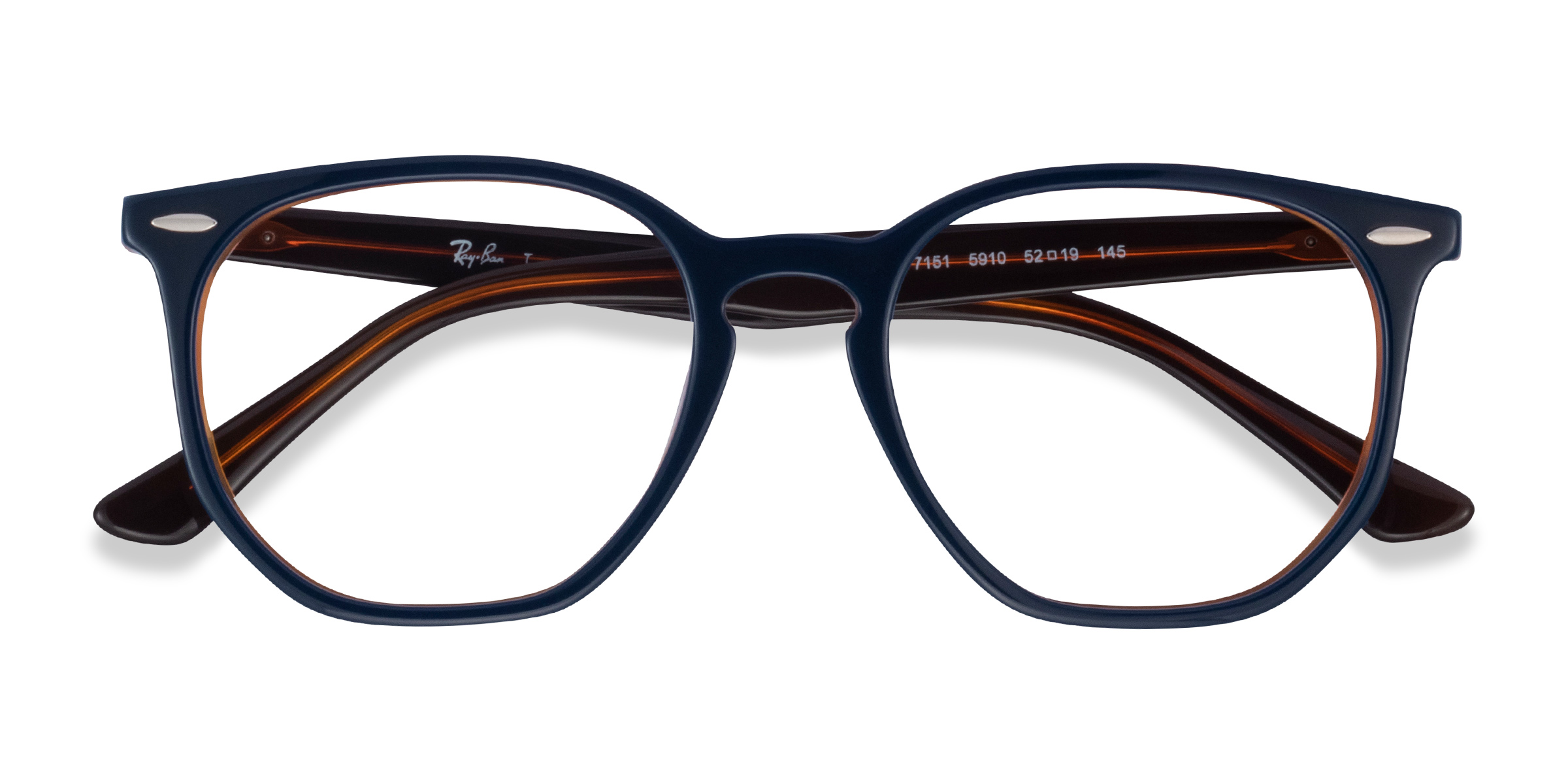 Blue Tortoise Ray-Ban RB7151 -  Acétate Lunettes de vue