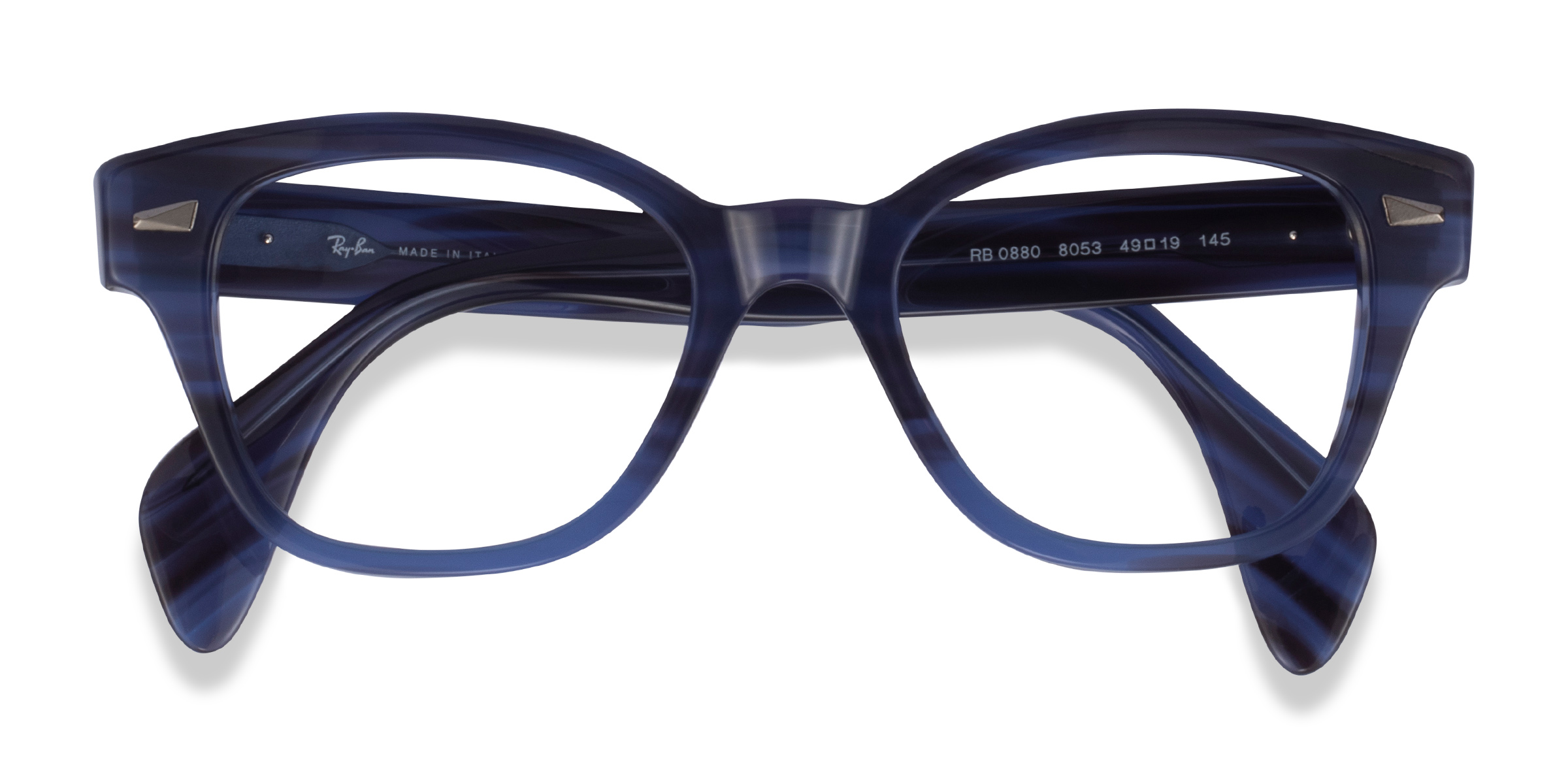 Blue Striped Ray-Ban RB0880 - Acétate Lunettes de vue