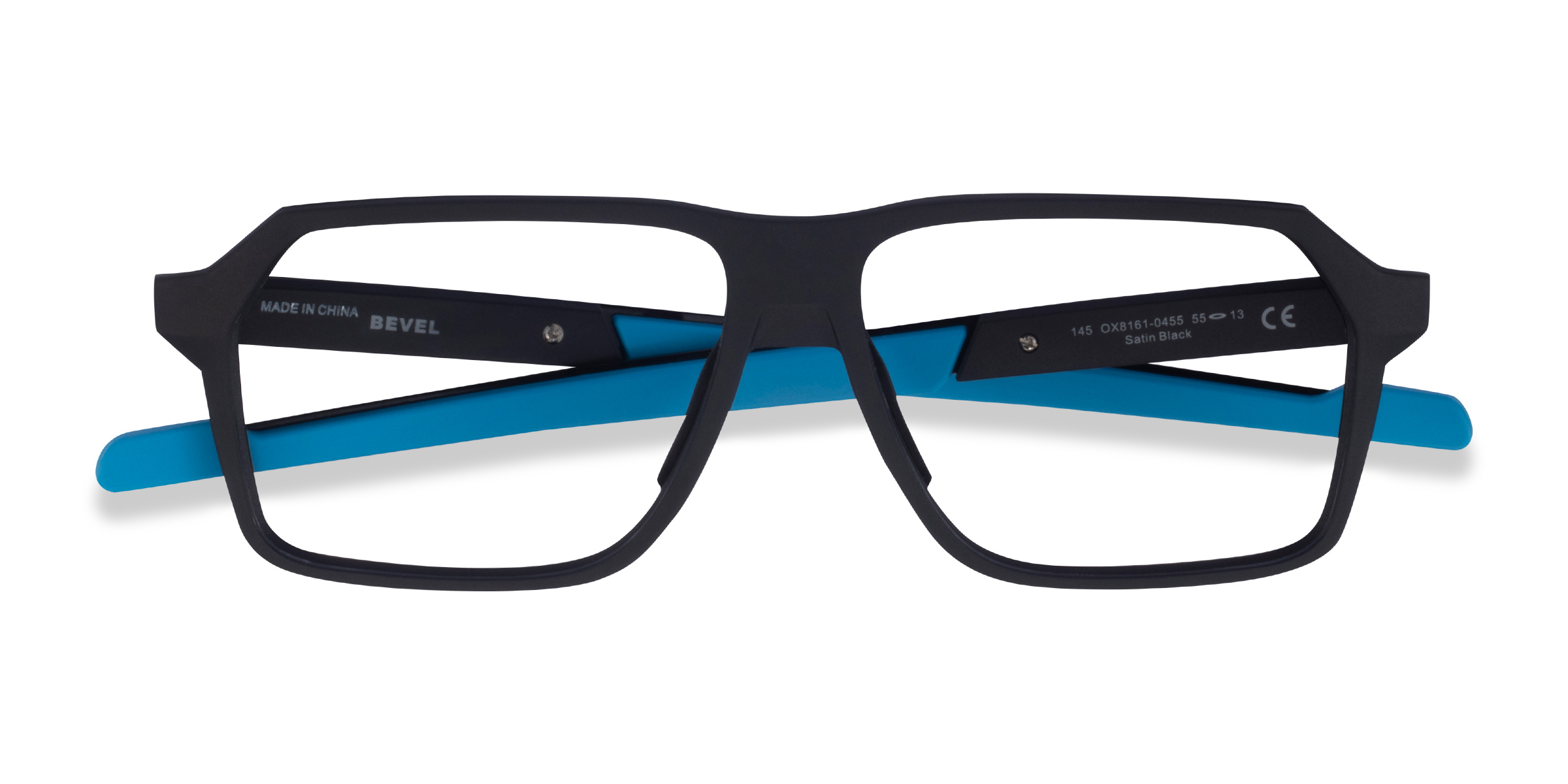 Black & Blue Oakley Bevel - Plastique Lunettes de vue
