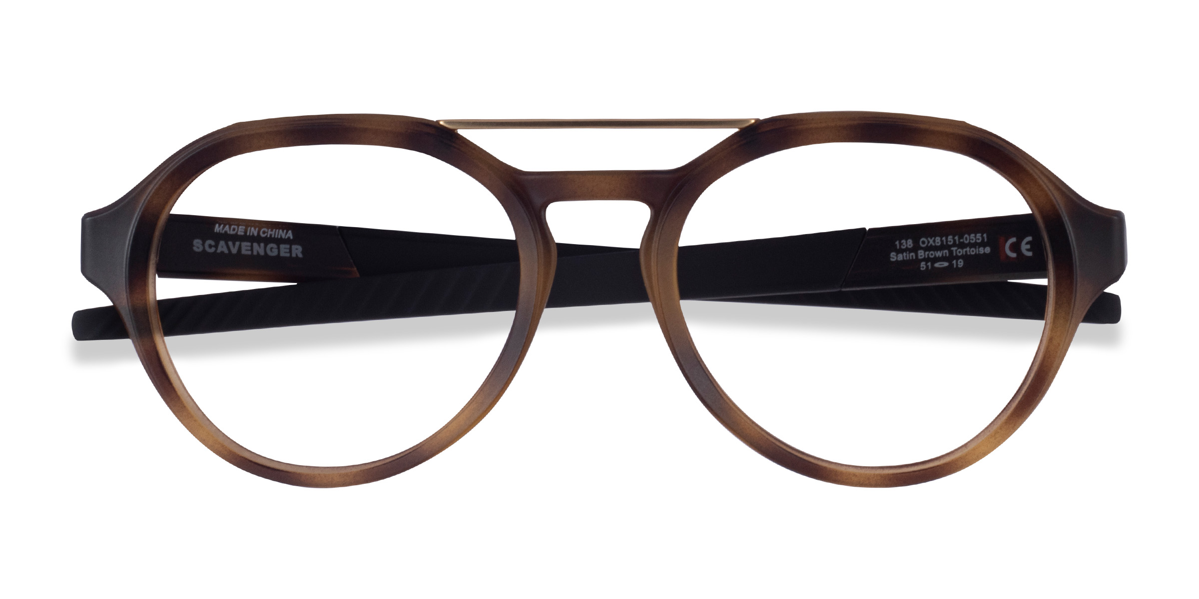 Matte Brown Tortoise Oakley Scavenger -  Plastique Lunettes de vue