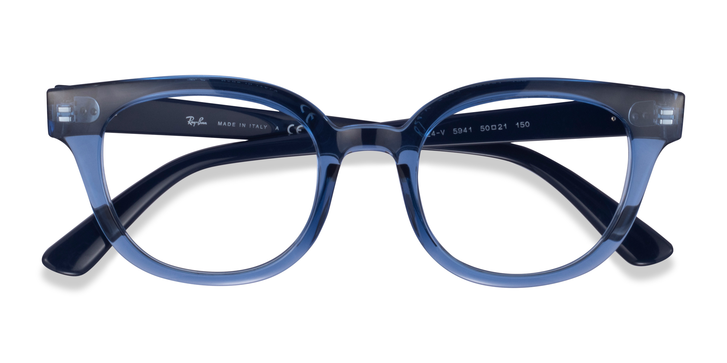 Clear Blue Ray-Ban RB4324V -  Acetate Eyeglasses
