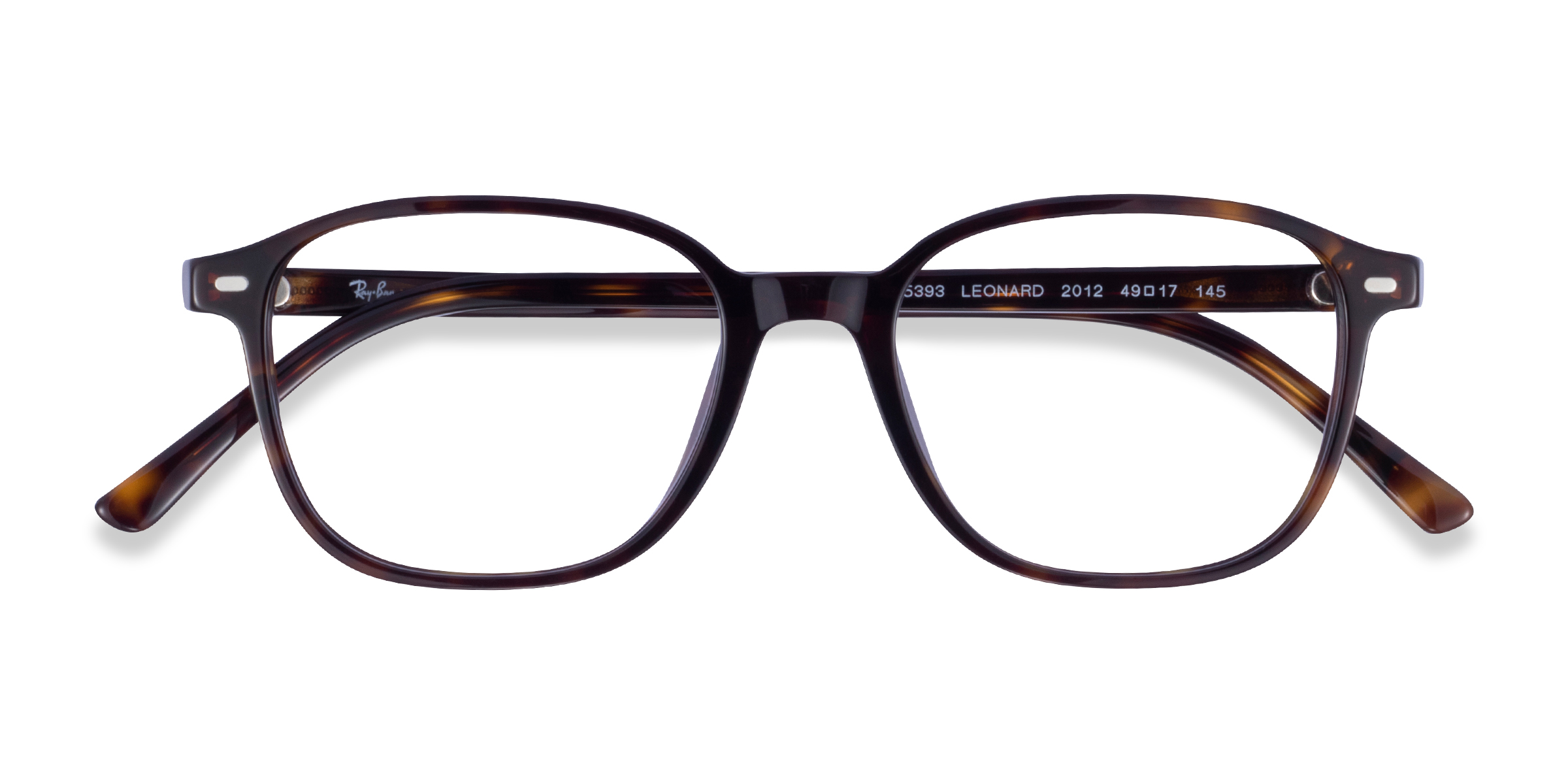 Tortoise Ray-Ban RB5393 Leonard -  Acetate Eyeglasses