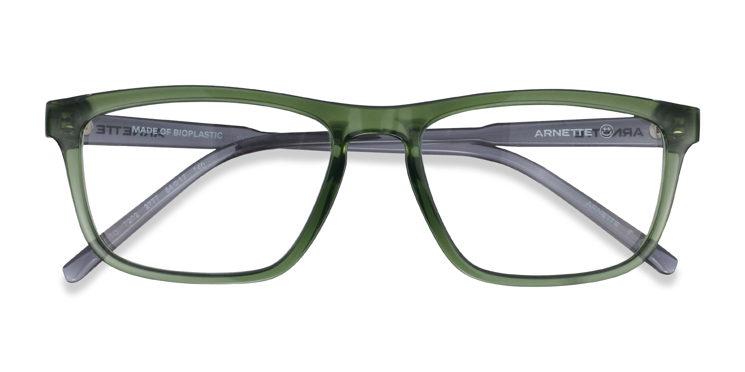 Transparent Military Green ARNETTE Roboto - Plastique Lunettes de vue