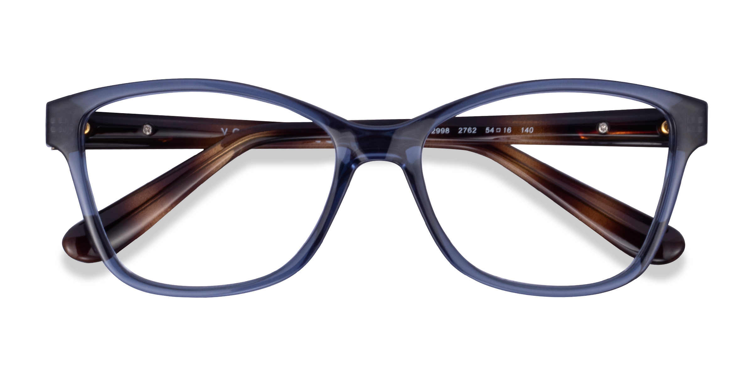 Transparent Blue Vogue Eyewear VO2998 - Plastique Lunettes de vue