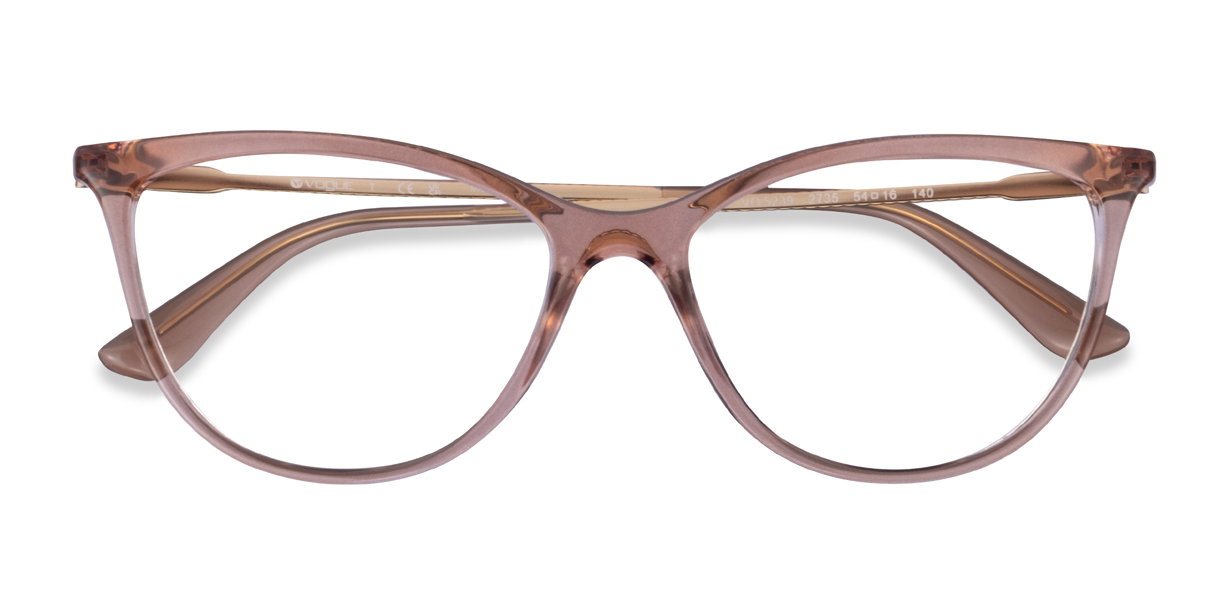 Brun Vogue Eyewear VO5239 - Plastique Lunettes de vue