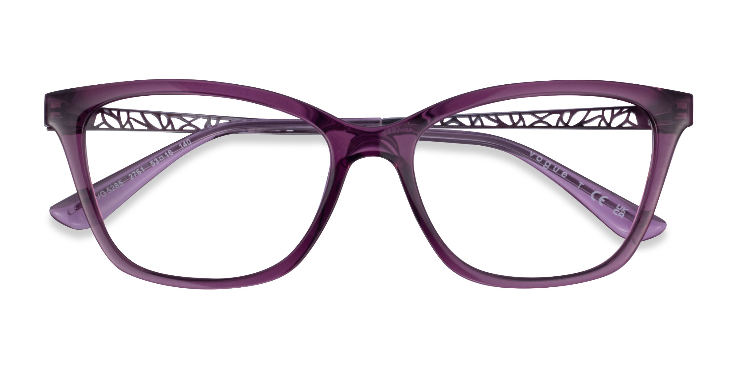 Transparent Purple Vogue Eyewear VO5285 -  Plastic Eyeglasses