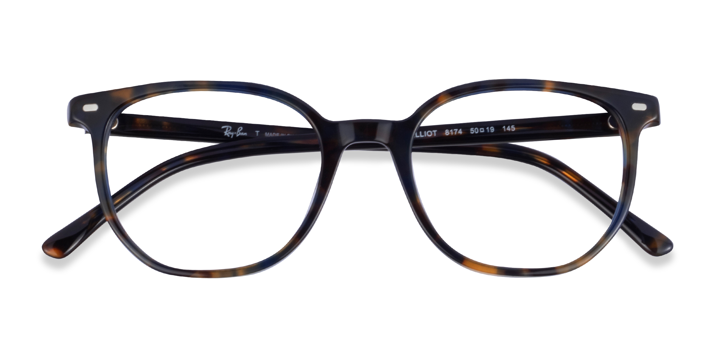 Yellow Blue Tortoise Ray-Ban RB5397 Elliot -  Acétate Lunettes de vue