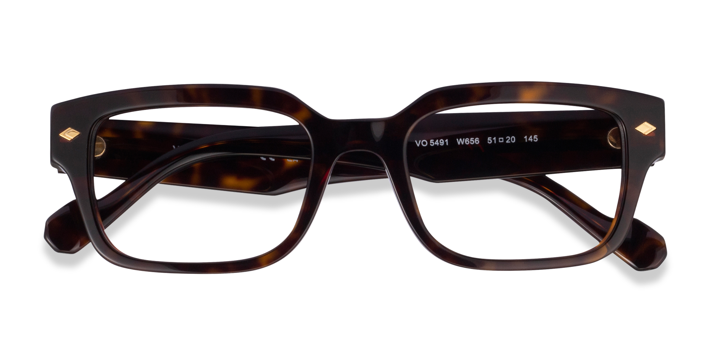Écaille Noire Vogue Eyewear VO5491 -  Acétate Lunettes de vue