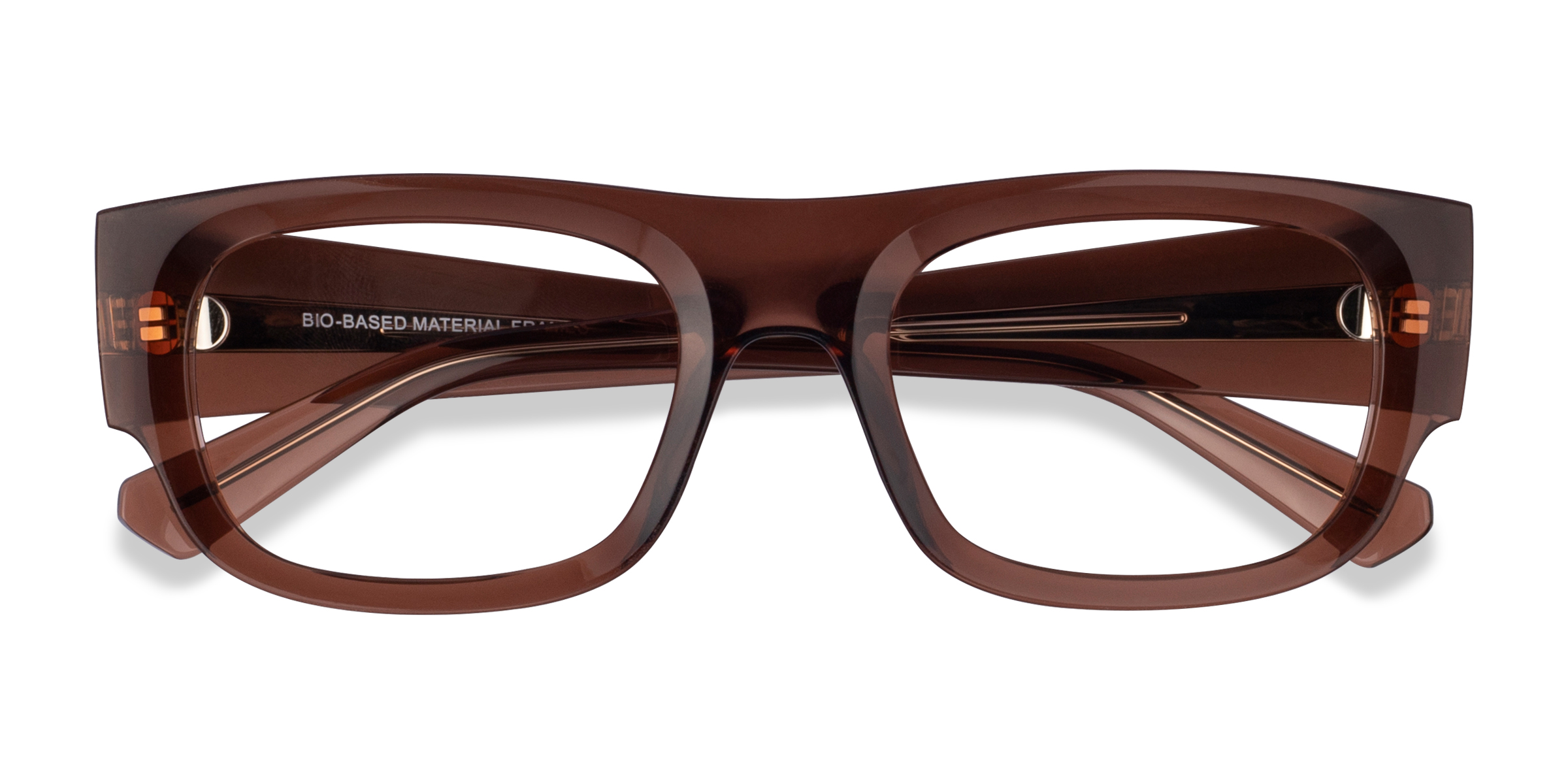 Transparent Brown Ray-Ban RB7218 Kristin -  Eco-friendly Lunettes de vue