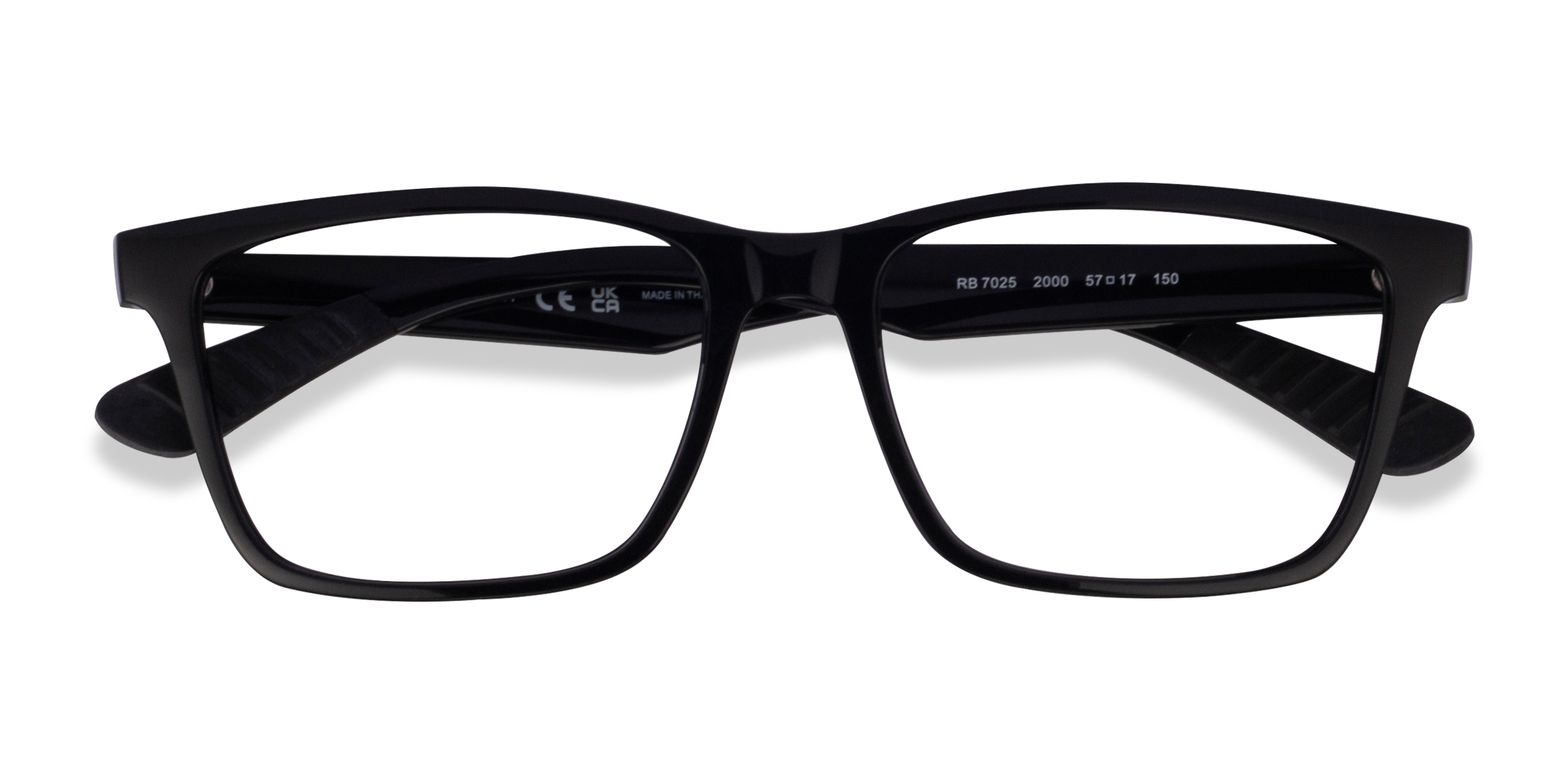 Polished Black Ray-Ban RB7025 -  Plastique Lunettes de vue