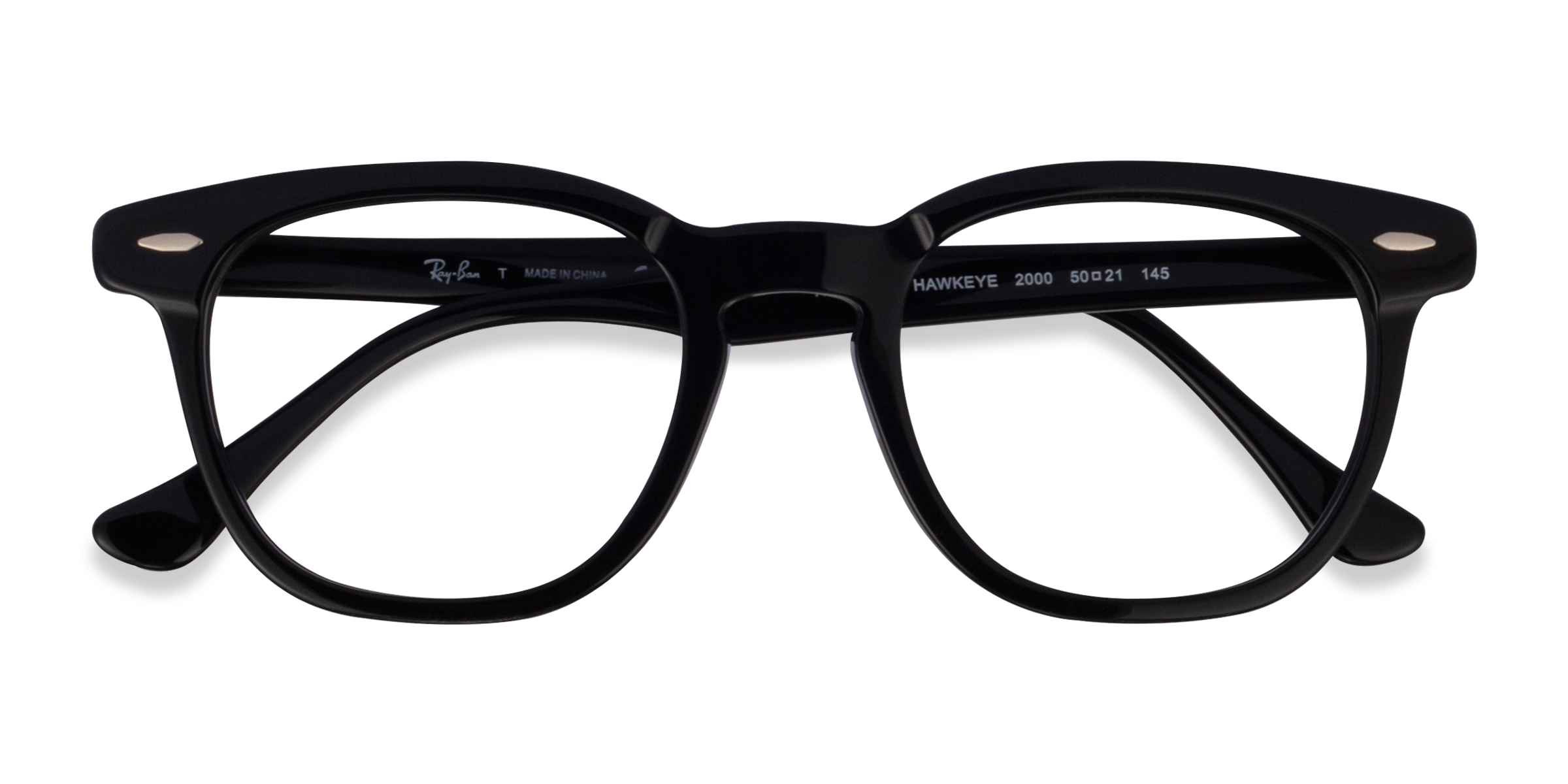 Shiny Black Ray-Ban RB5398 Hawkeye -  Acétate Lunettes de vue