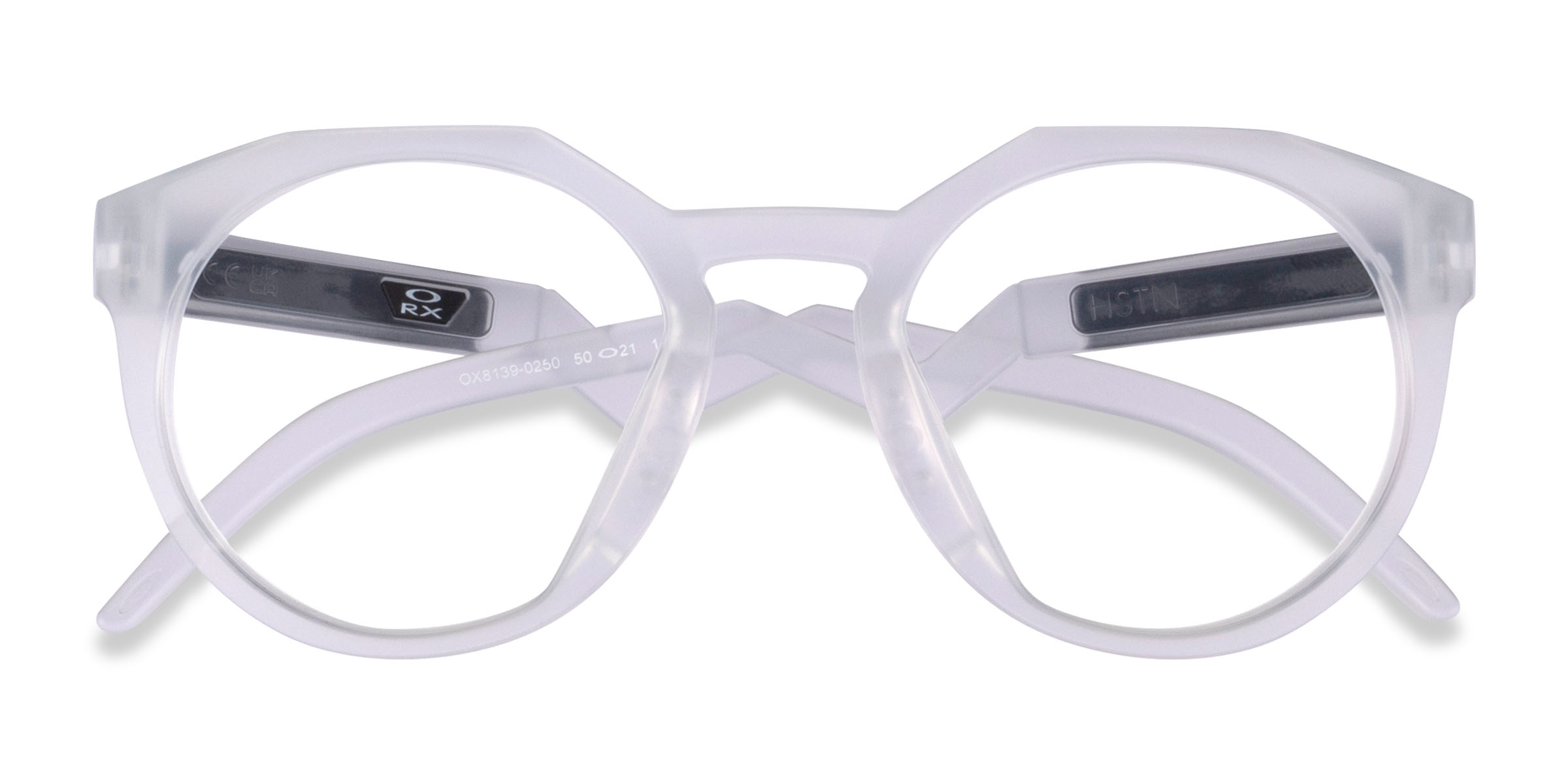 Matte Clear Oakley OX8139 HSTN -  Plastic Eyeglasses