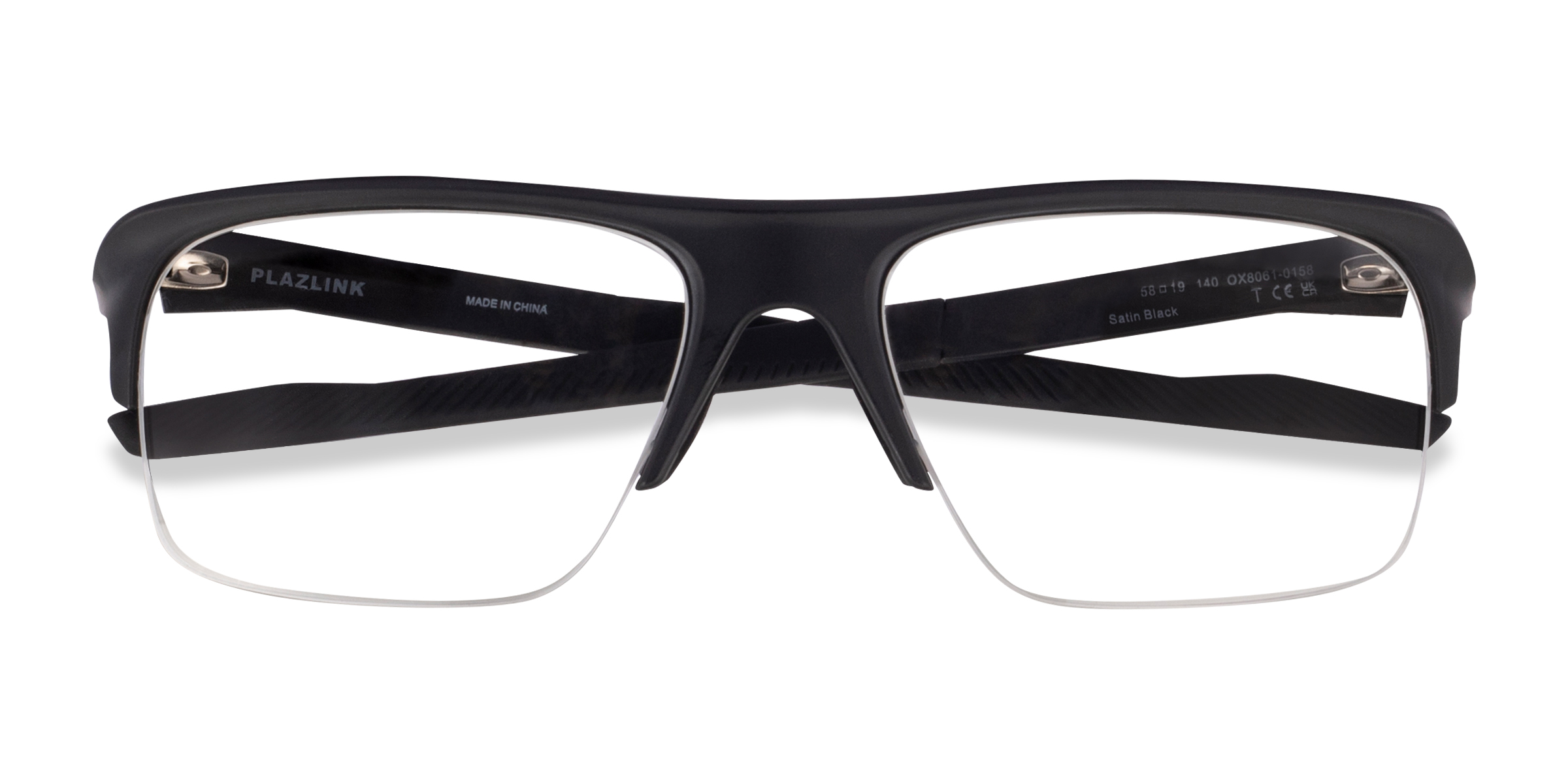 Satin Black Oakley Plazlink - Plastique Lunettes de vue