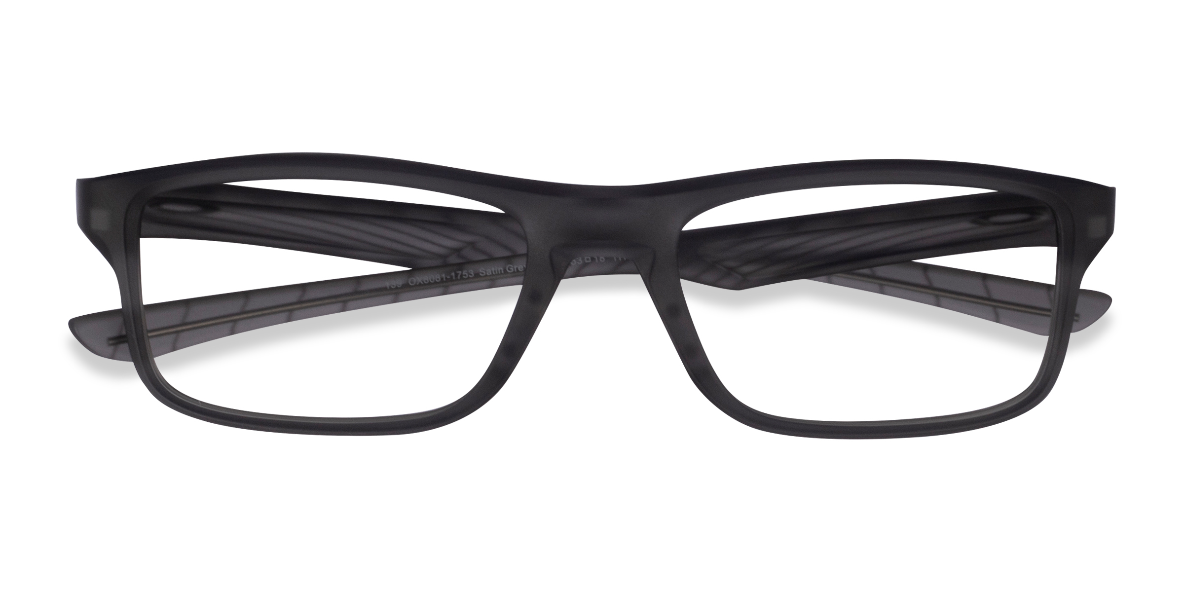 Satin Gray Smoke Oakley Plank 2.0 -  Plastique Lunettes de vue