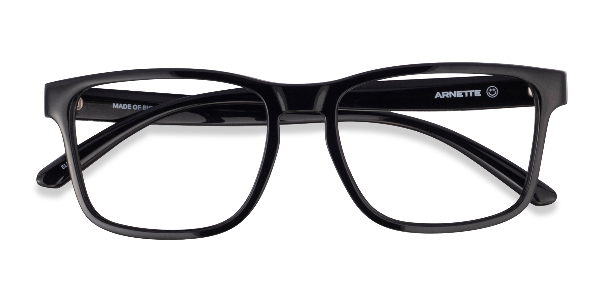 Noir ARNETTE Elbo -  Plastique Lunettes de vue