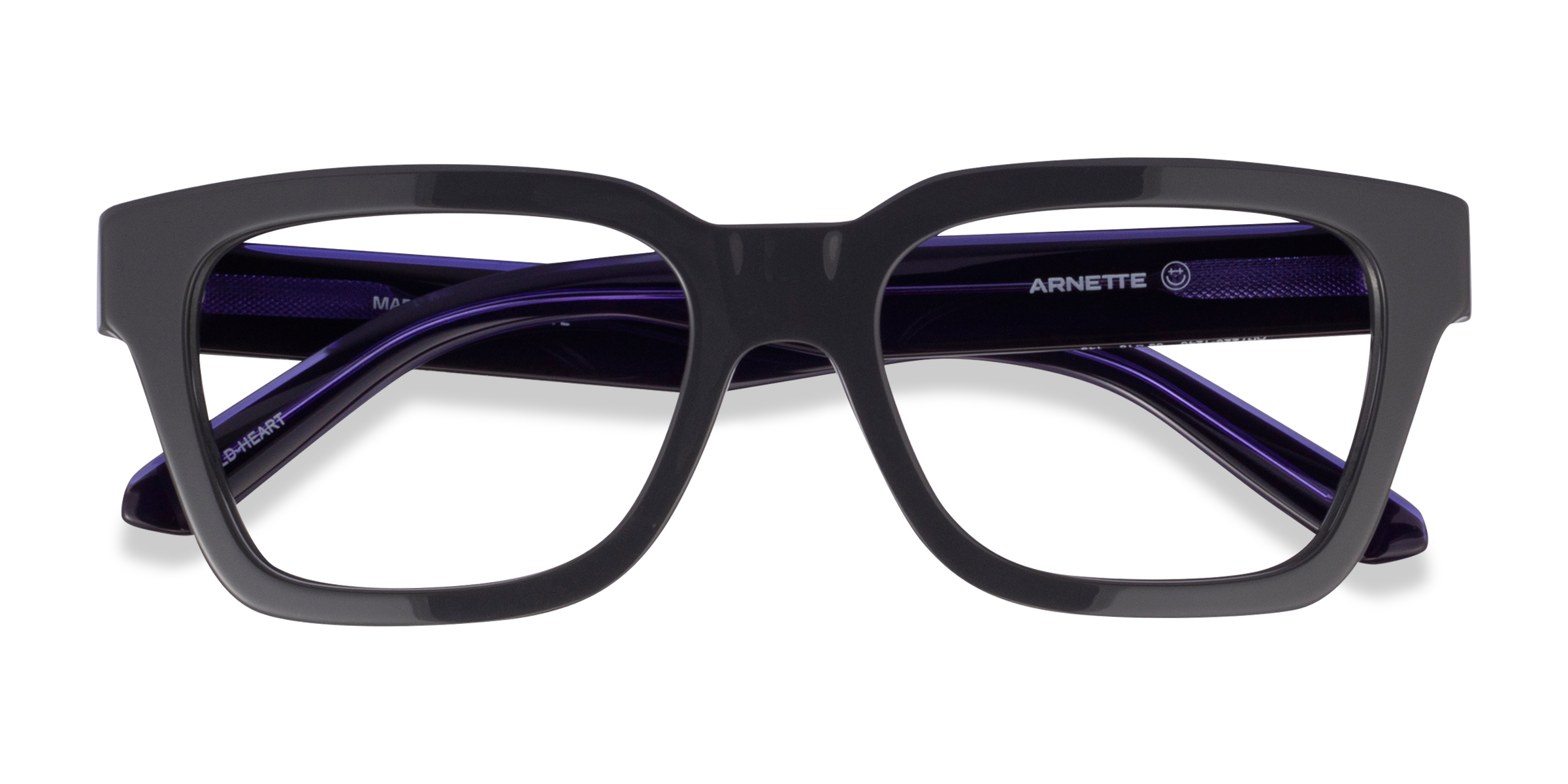 Gray ARNETTE Cold Heart -  Acetate Eyeglasses