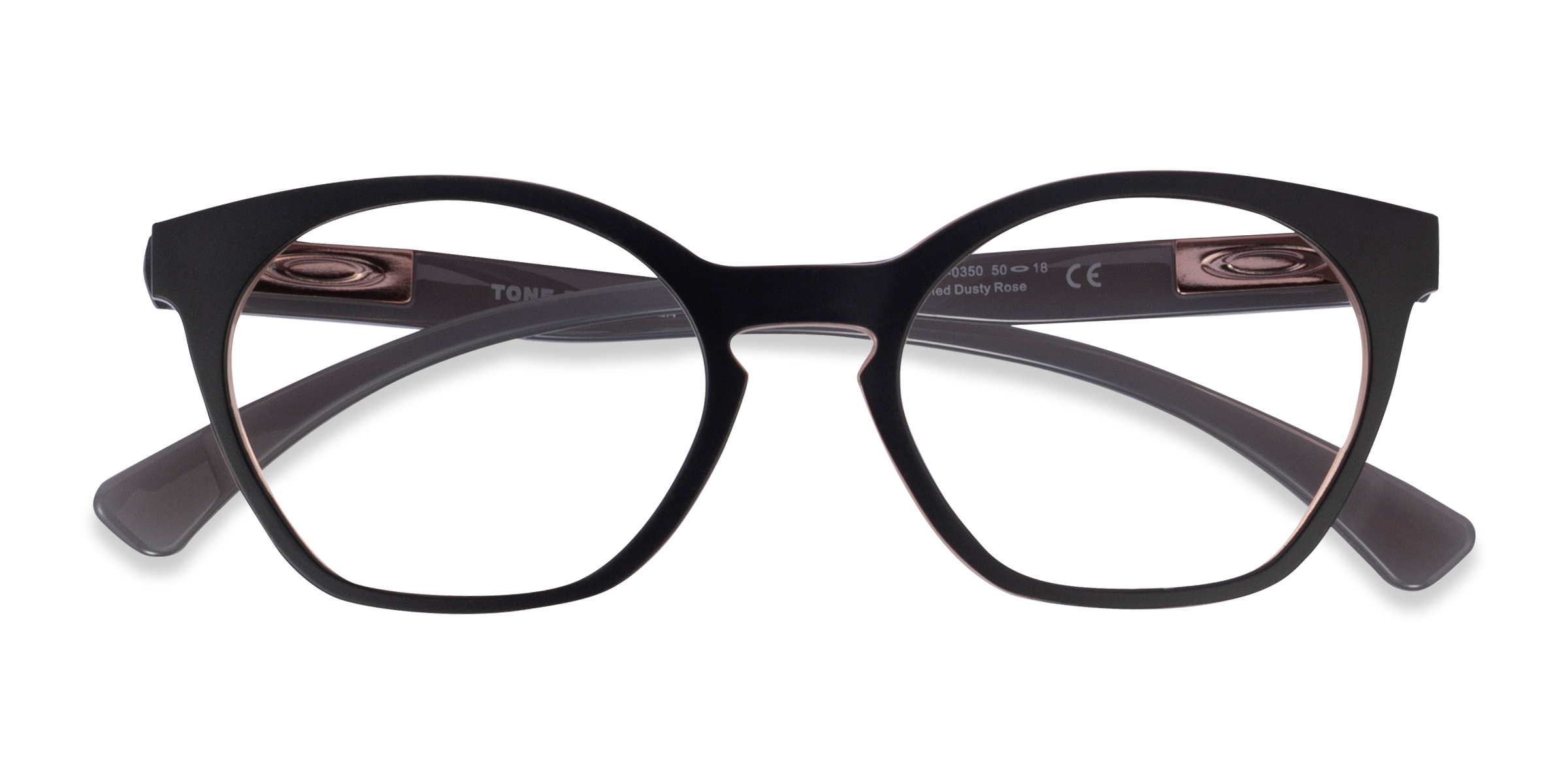 Polished Dusty Rose Oakley Tone Down -  Plastic Eyeglasses