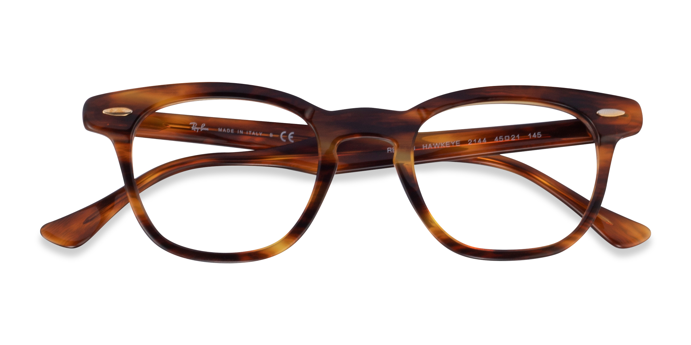 Striped Tortoise Ray-Ban RB5398 Hawkeye -  Acétate Lunettes de vue