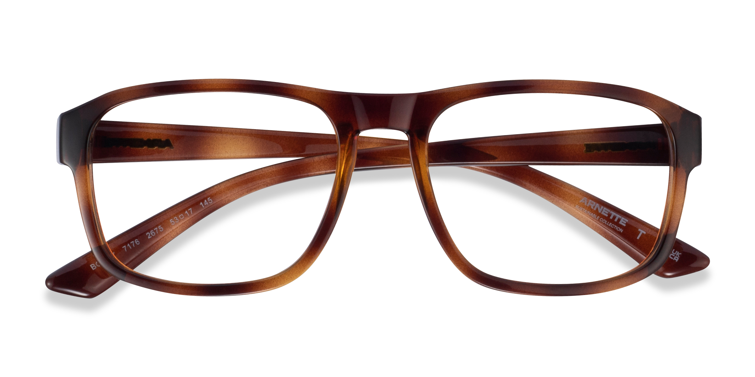 Brown Tortoise ARNETTE Bobby -  Plastic Eyeglasses