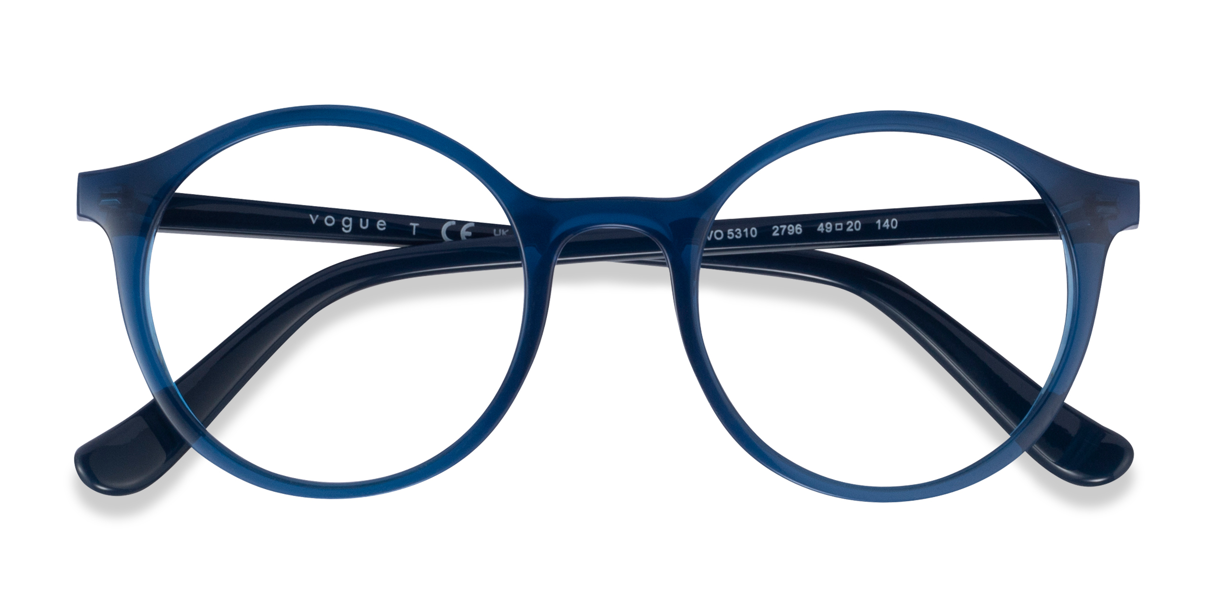 Transparent Blue Vogue Eyewear VO5310 -  Plastic Eyeglasses