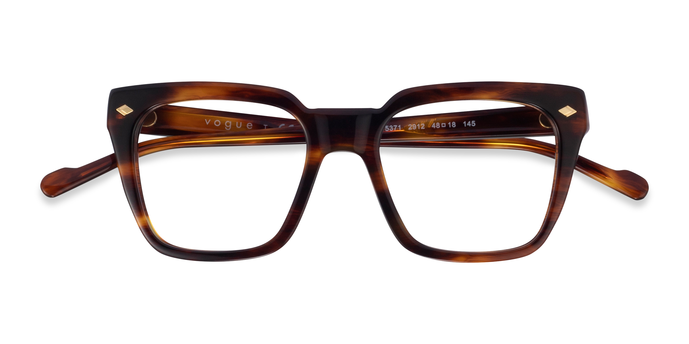 Striped Tortoise Vogue Eyewear VO5371 -  Acétate Lunettes de vue