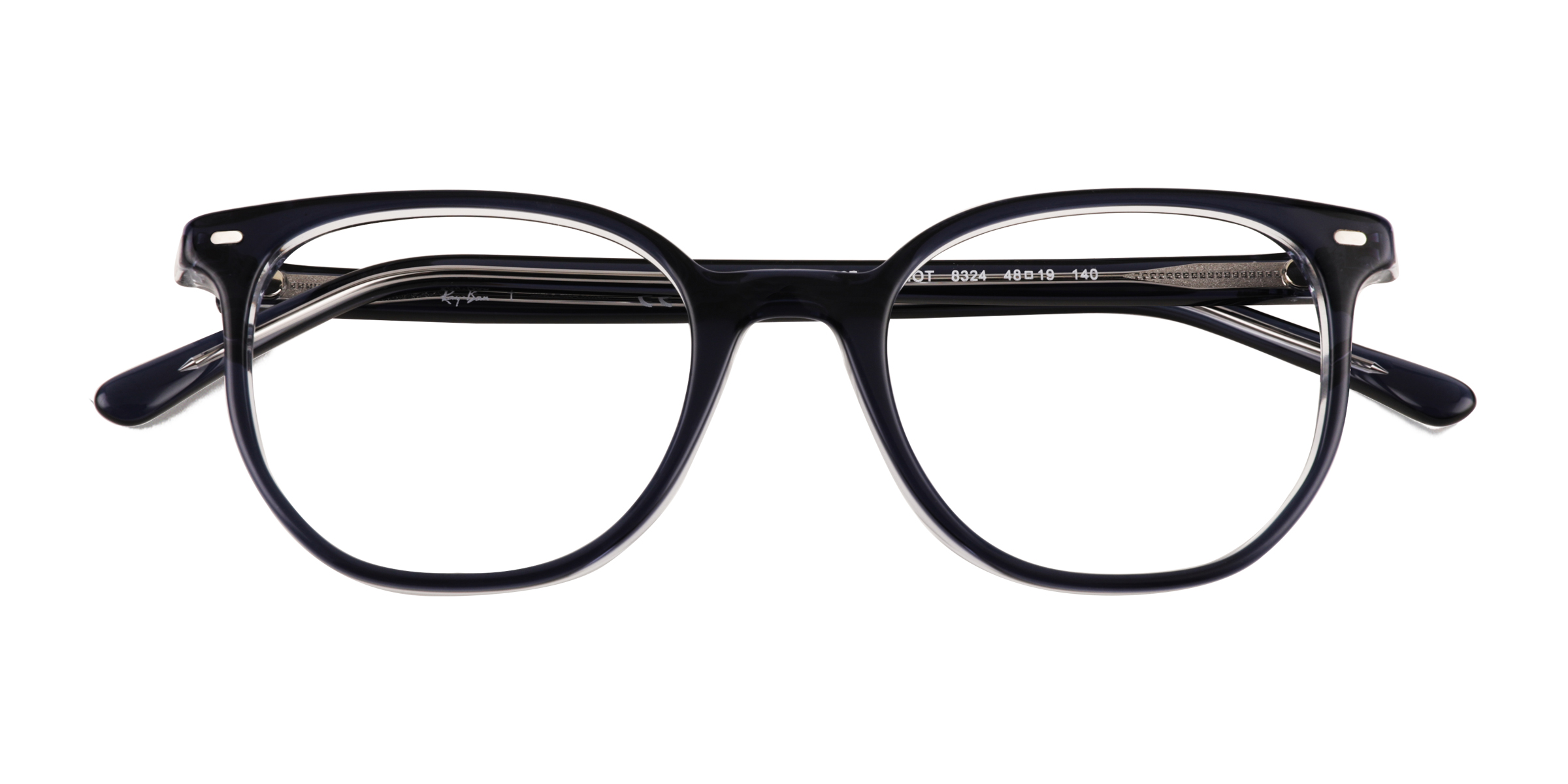 Transparent Dark Blue Ray-Ban RB5397 Elliot -  Acetate Eyeglasses