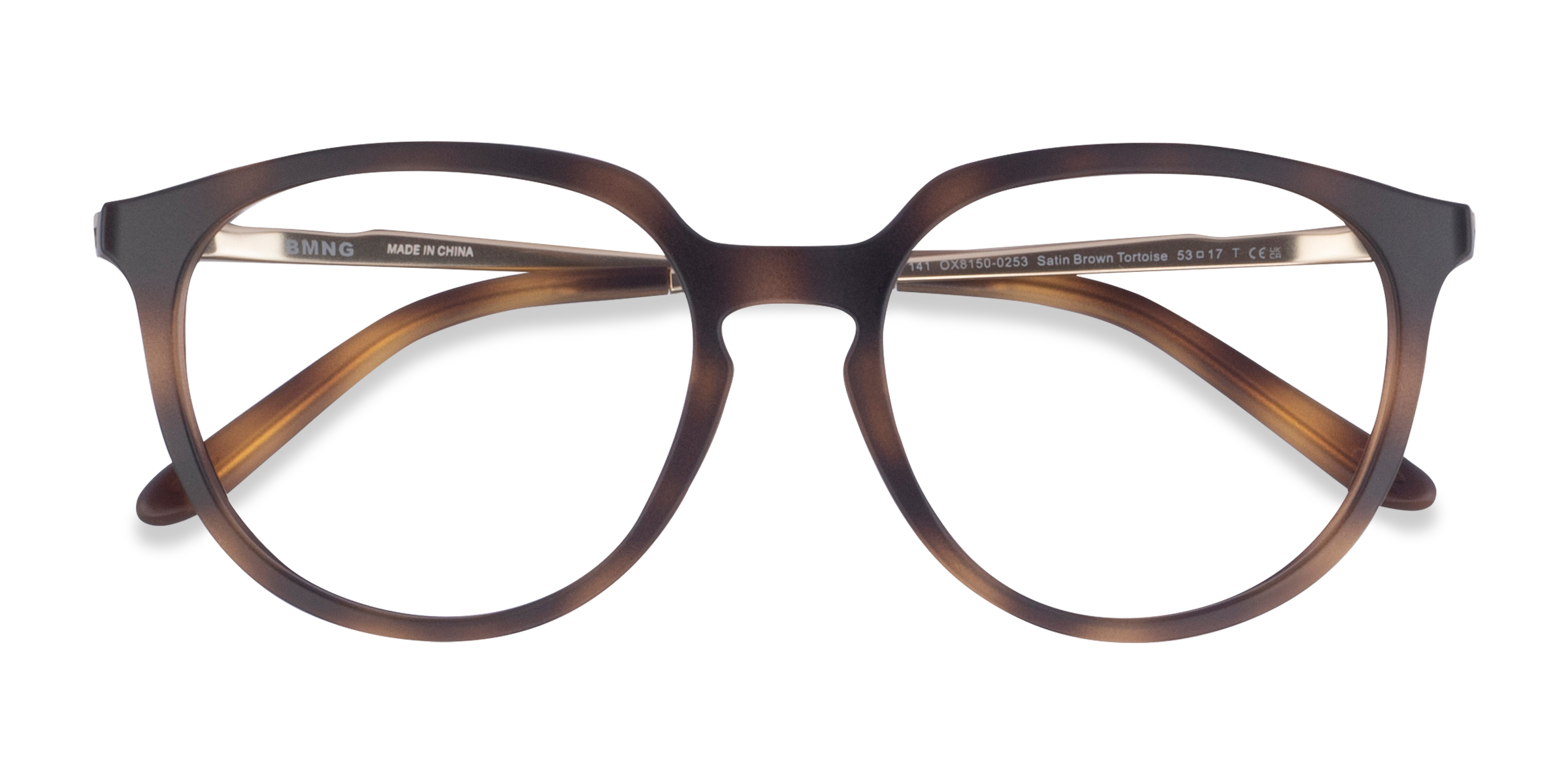 Satin Brown Tortoise Oakley Bmng -  Plastique Lunettes de vue