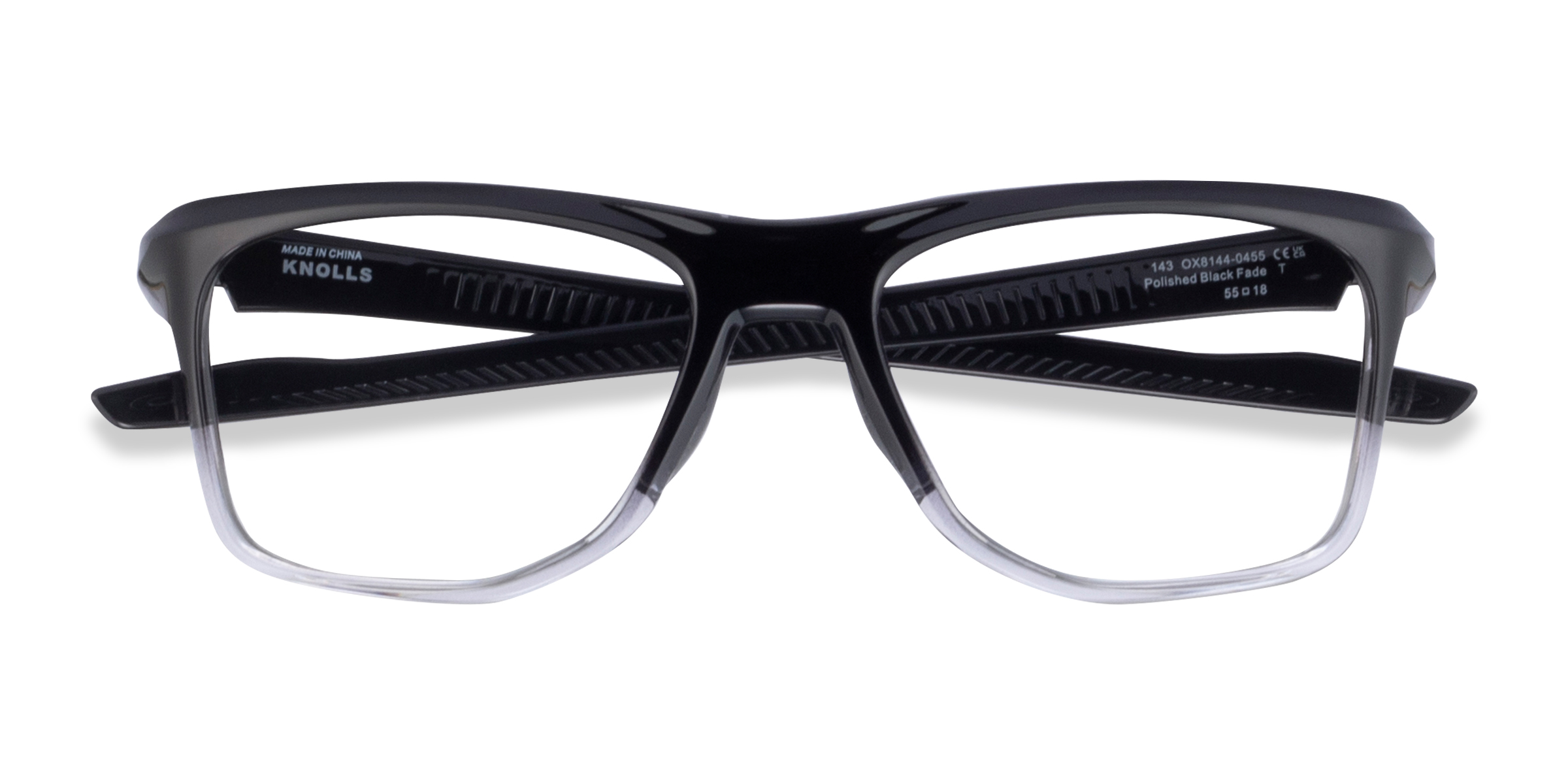 Polished Black Oakley Knolls -  Plastique Lunettes de vue