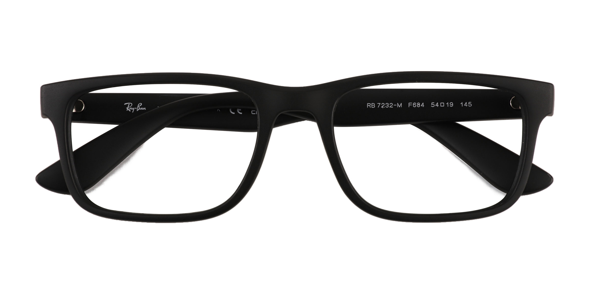Matte Black Ray-Ban RB7232M -  Plastique Lunettes de vue