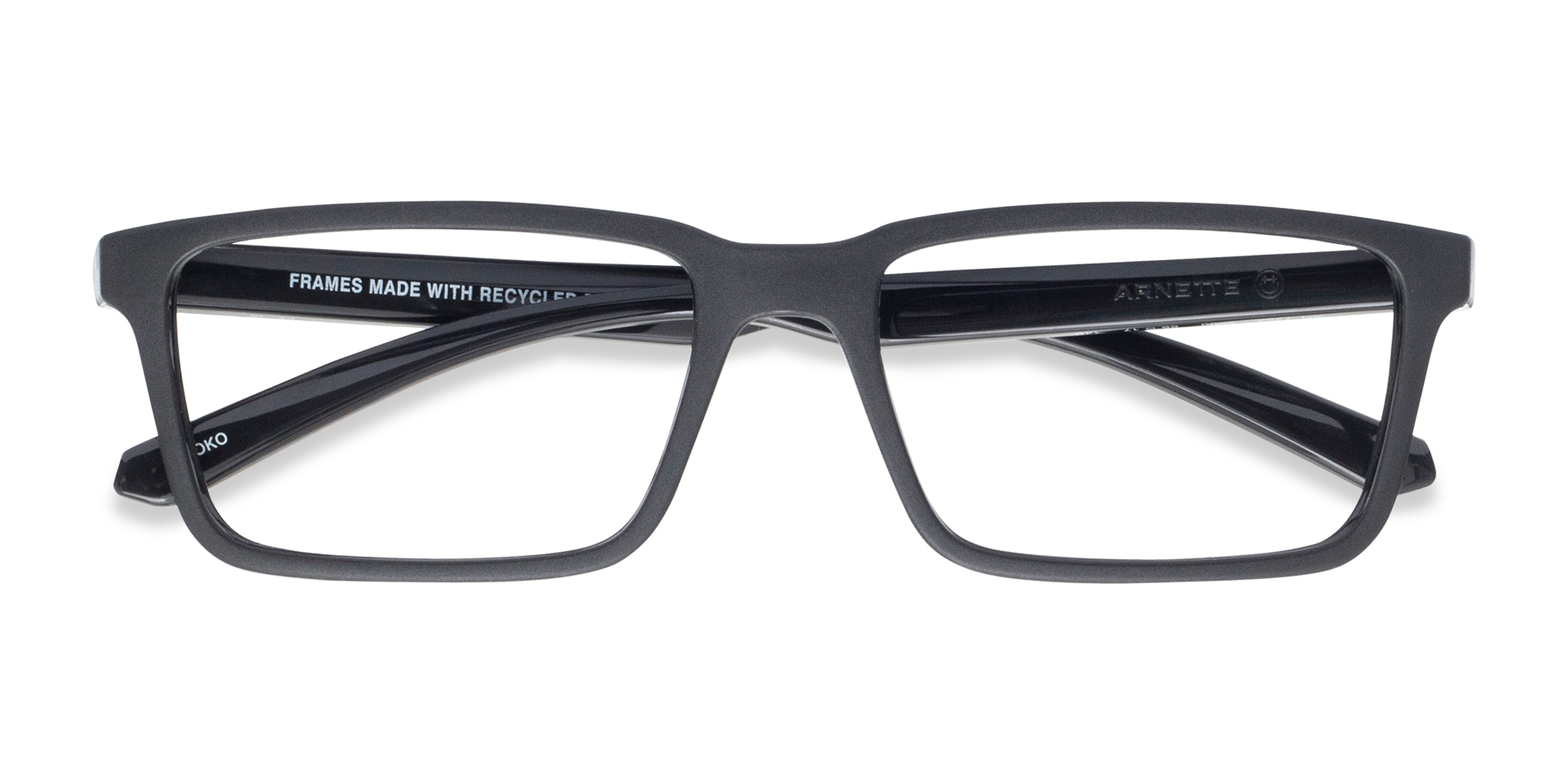 Shiny Black ARNETTE Koko -  Eco-friendly Eyeglasses
