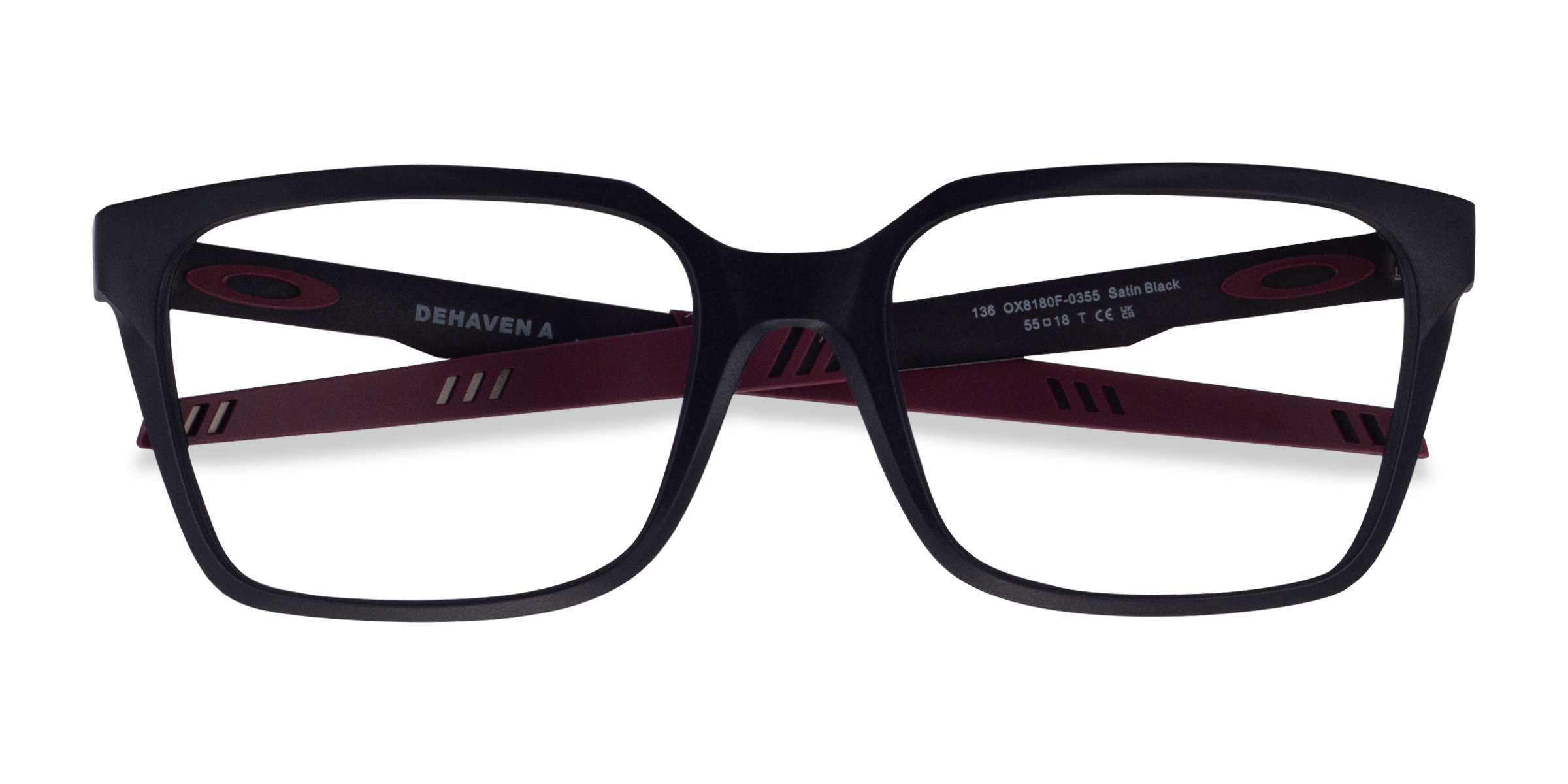 Matte Black Oakley Dehaven A - Plastic Eyeglasses