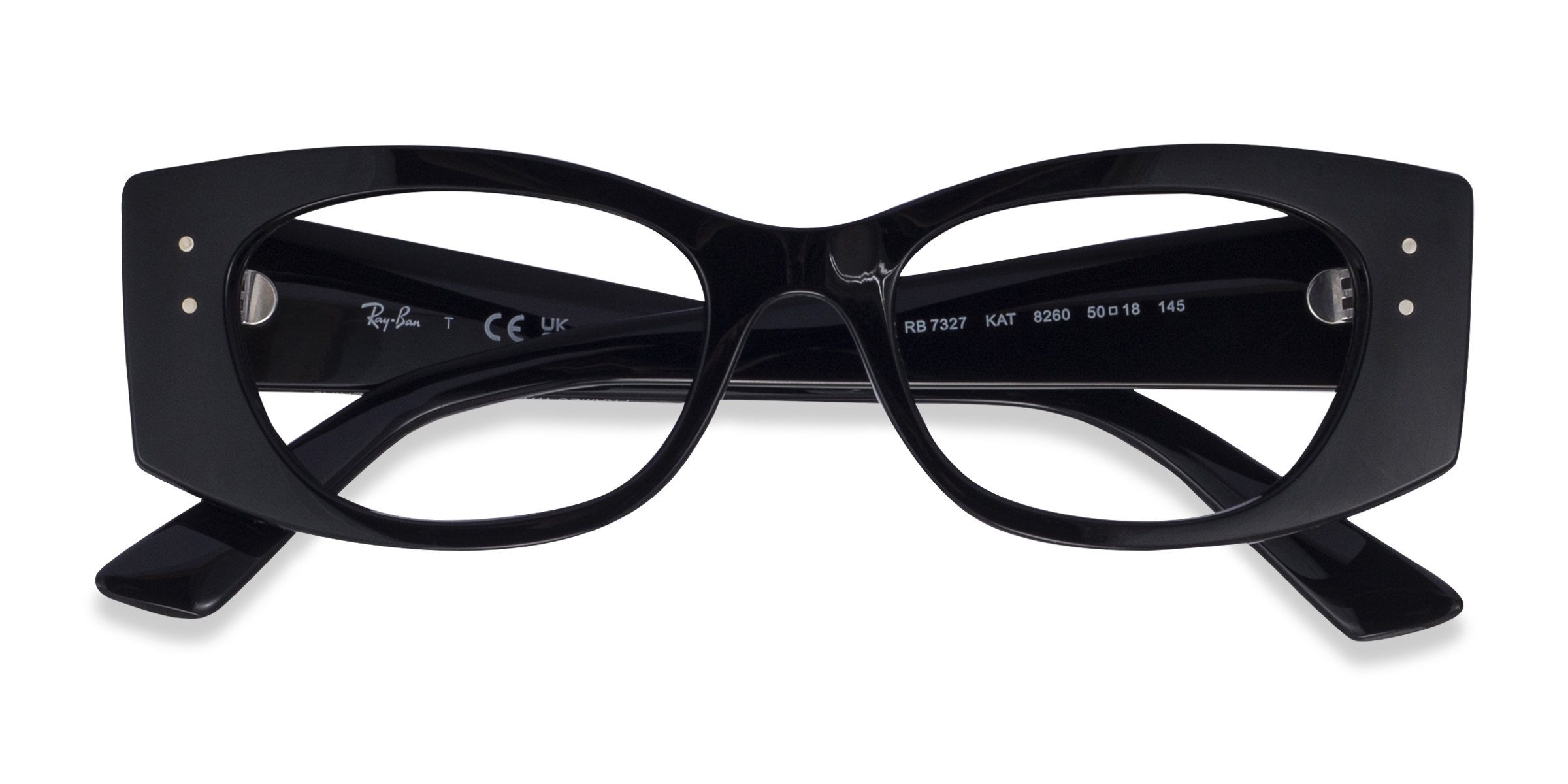 Noir Ray-Ban RB7327 Kat -  Eco-friendly Lunettes de vue