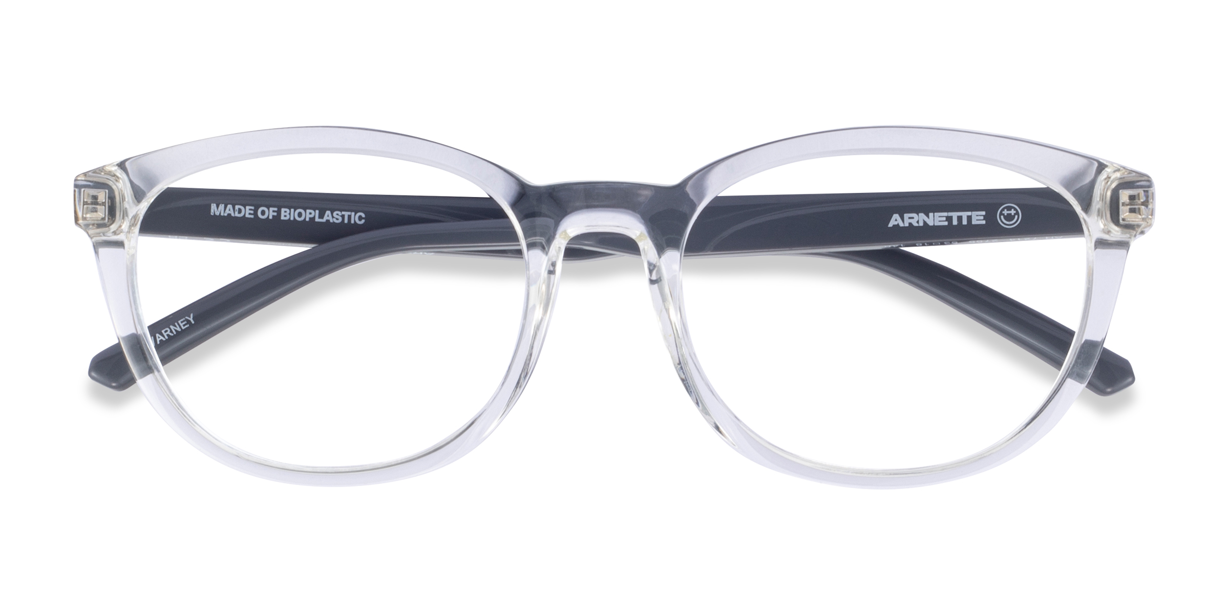 Clear Gray ARNETTE Varney -  Plastic Eyeglasses