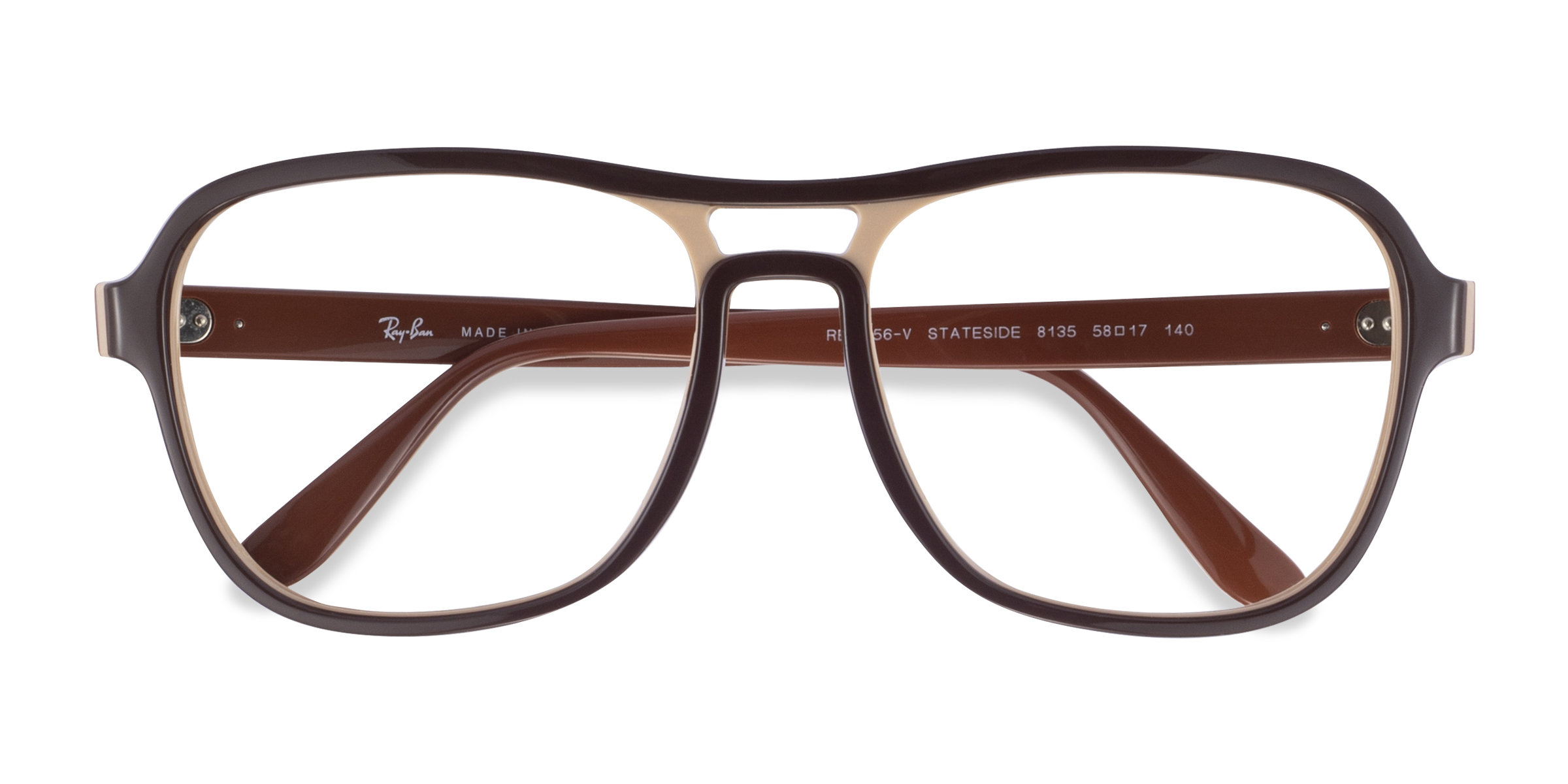Brown Ray-Ban RB4356V Stateside -  Plastic Eyeglasses