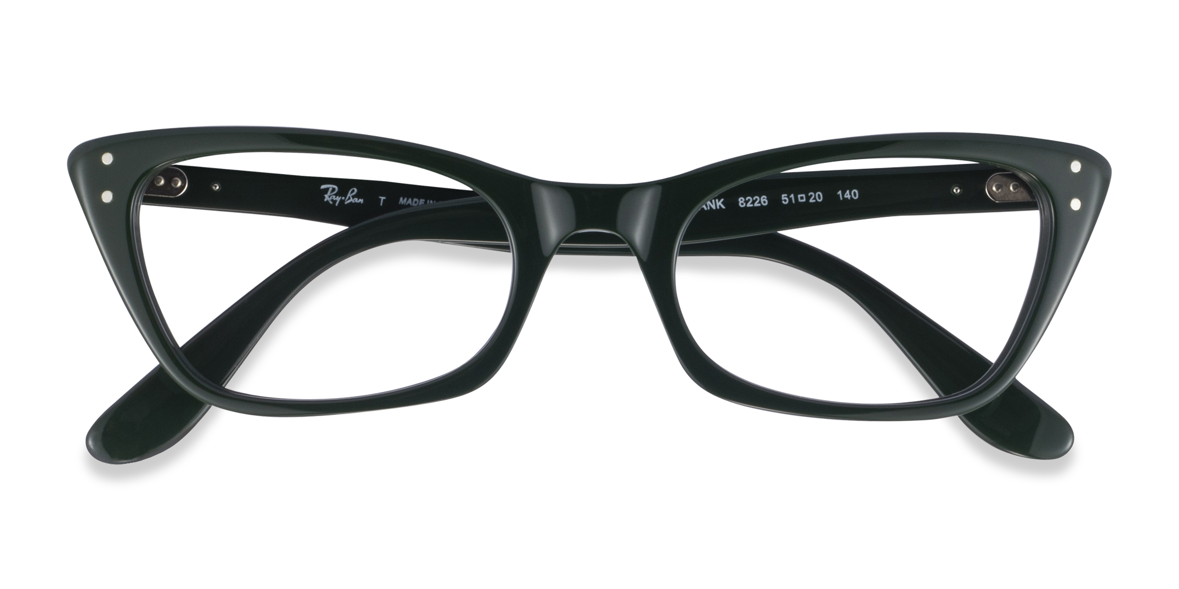 Vert Ray-Ban RB5499 Lady Burbank -  Acétate Lunettes de vue
