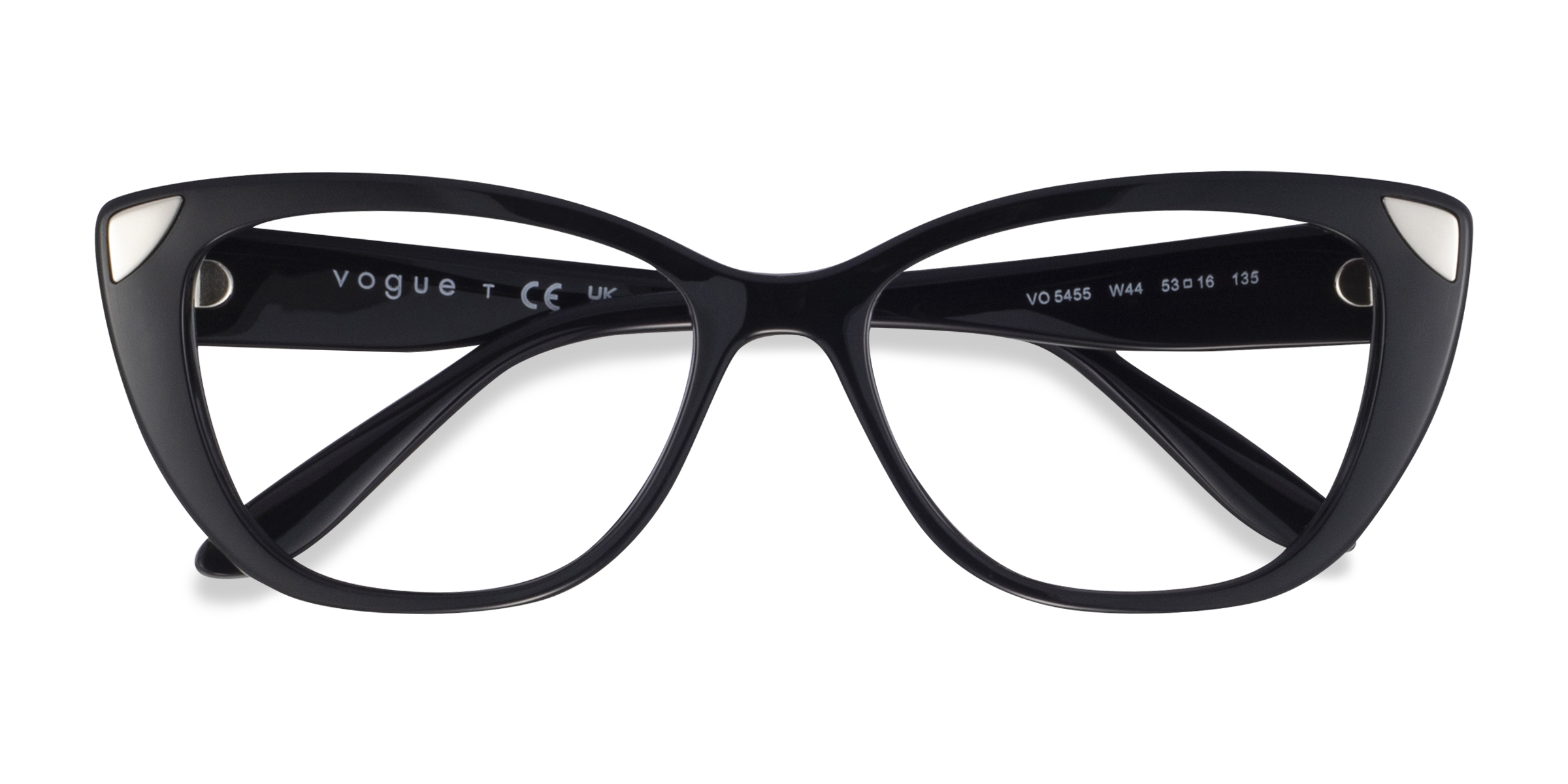 Shiny Black Vogue Eyewear VO5455 -  Plastic Eyeglasses