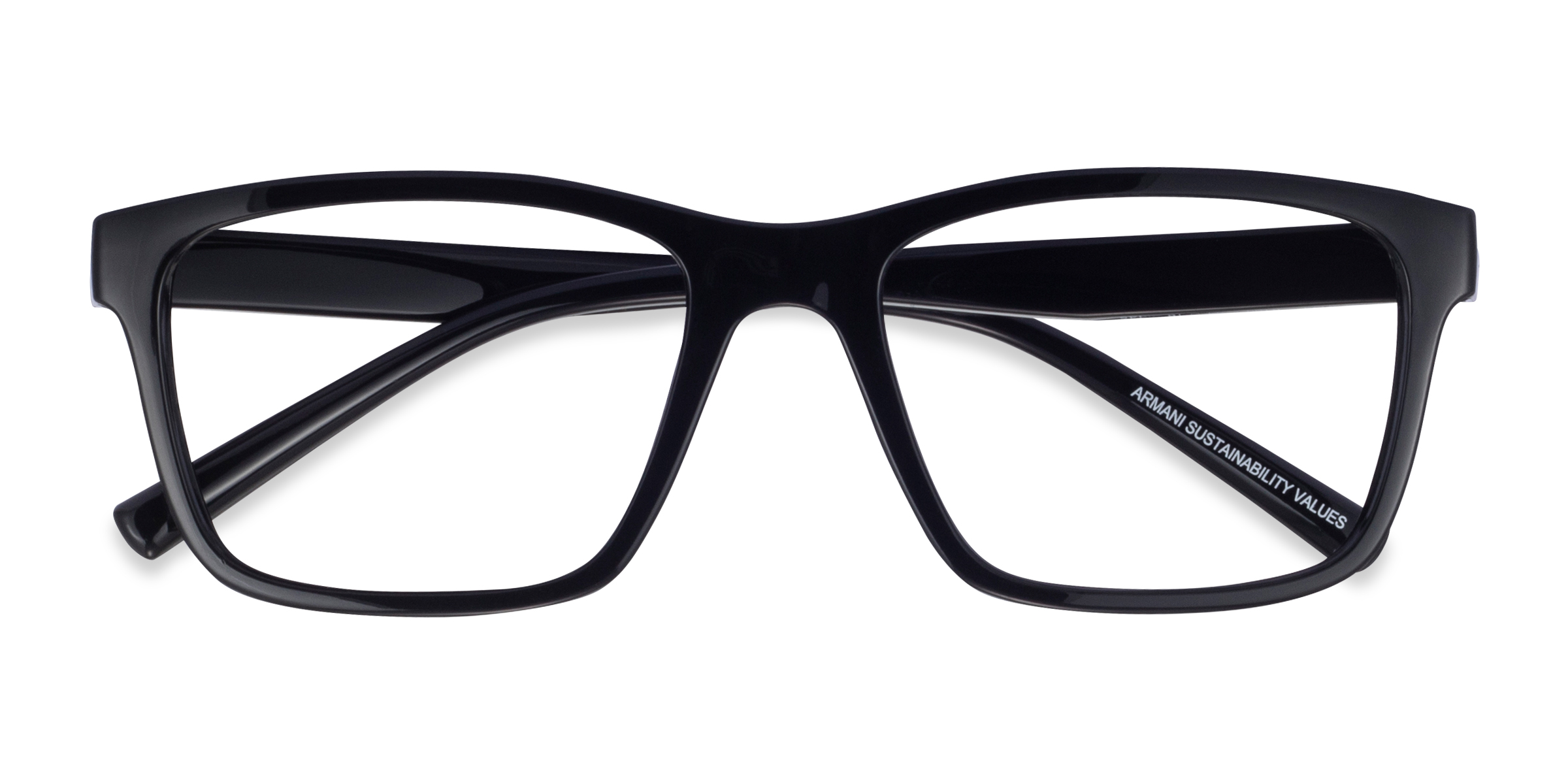 Shiny Black Armani Exchange AX3114 -  Eco-friendly Lunettes de vue