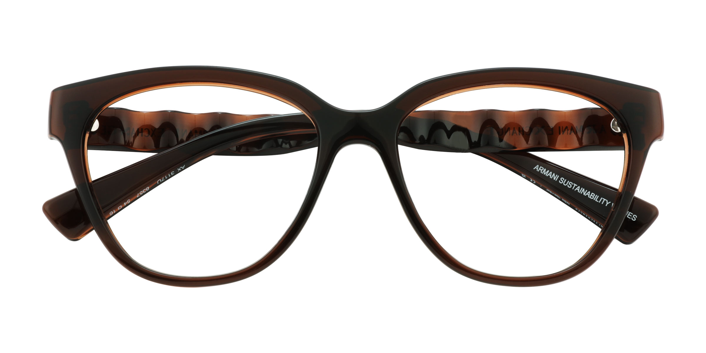 Brown Armani Exchange AX3117U -  Eco-friendly Eyeglasses
