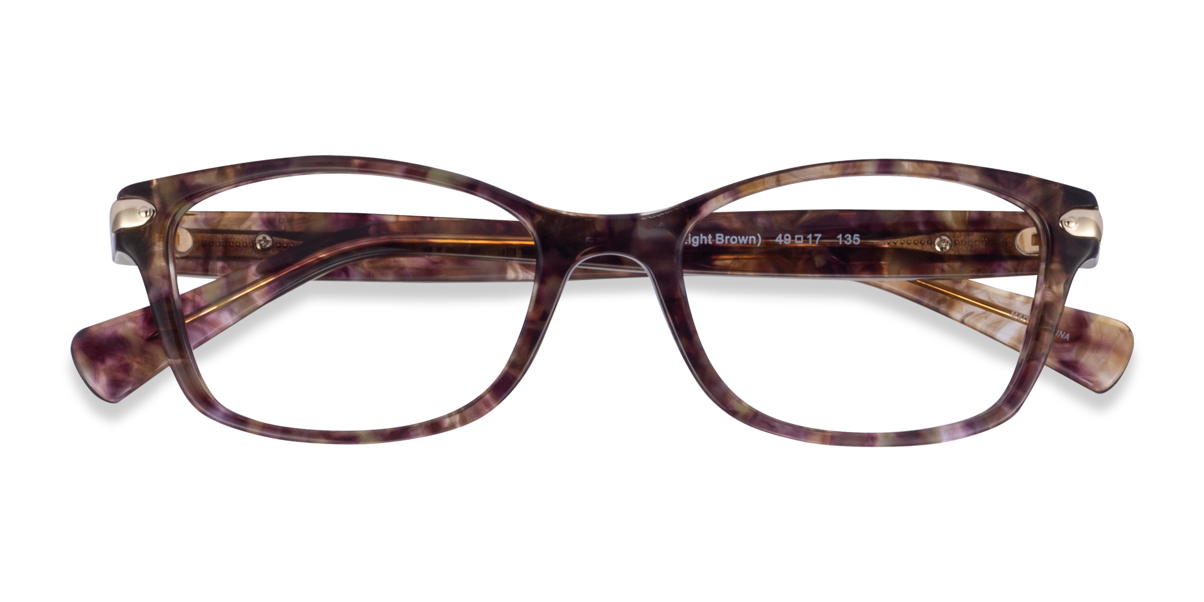 Confetti Brown Coach HC6065 -  Acetate Eyeglasses