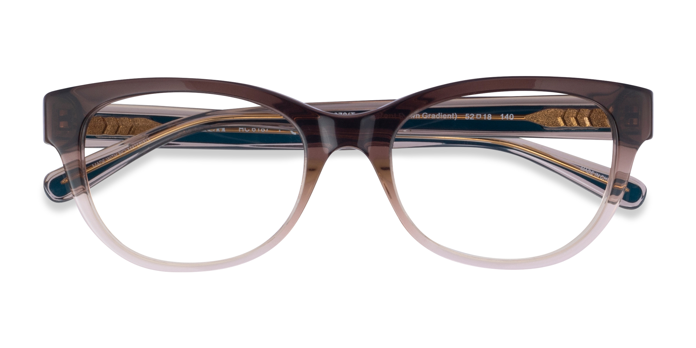 Transparent Brown Gradient Coach HC6187 -  Acétate Lunettes de vue