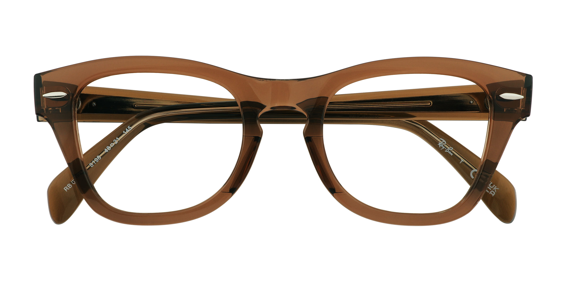 Transparent Brown Ray-Ban RB0707V -  Plastique Lunettes de vue